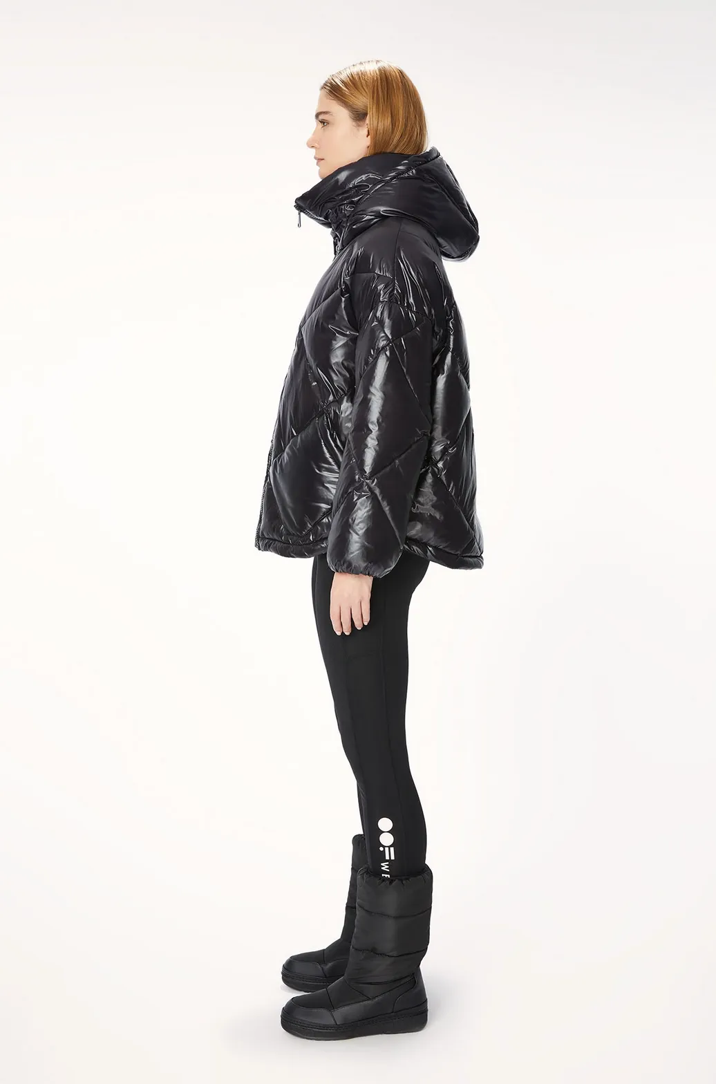 Jacket 9000 - Shiny Light Nylon - Black