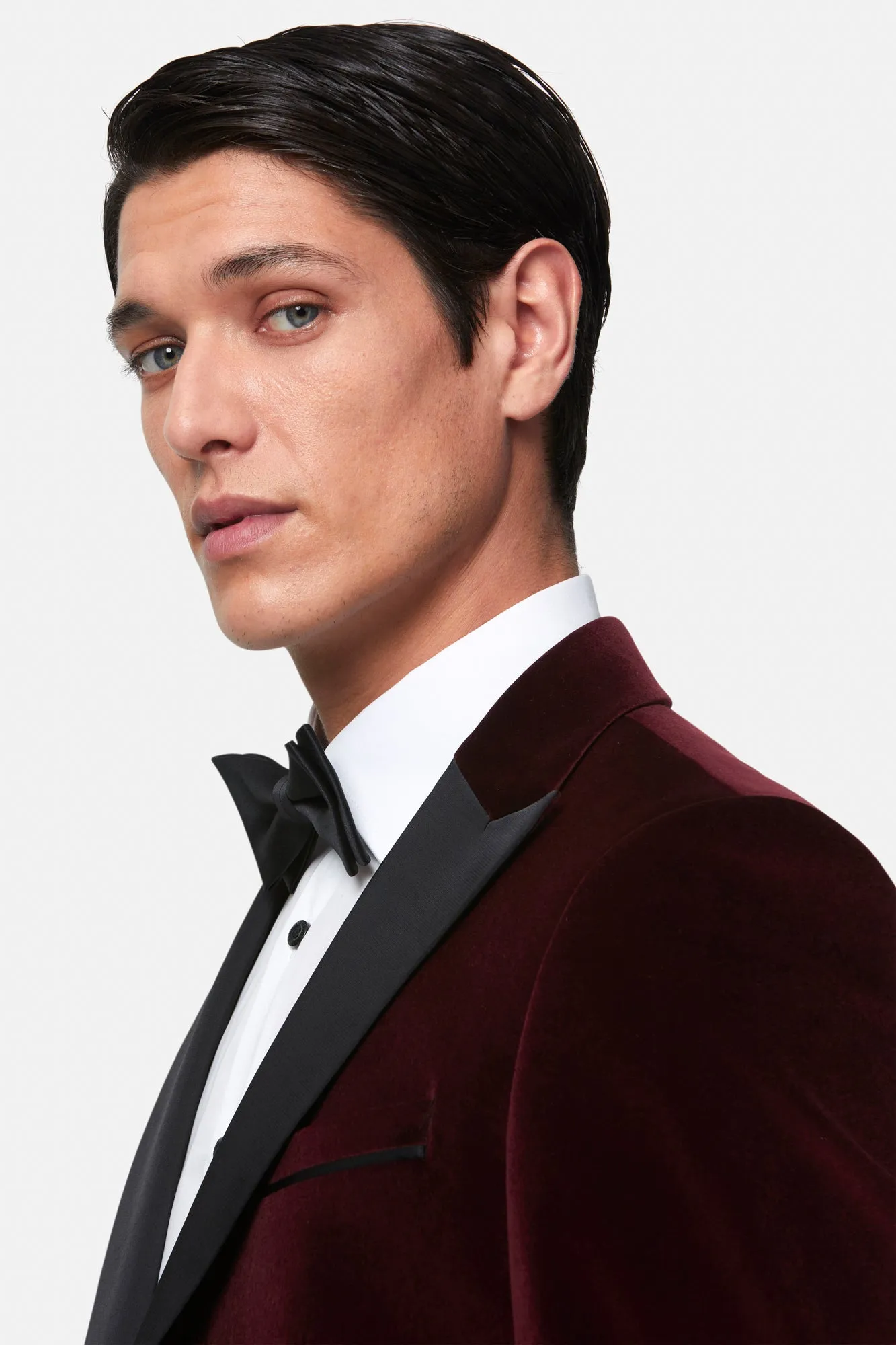 Jasper Bordo Velvet Jacket