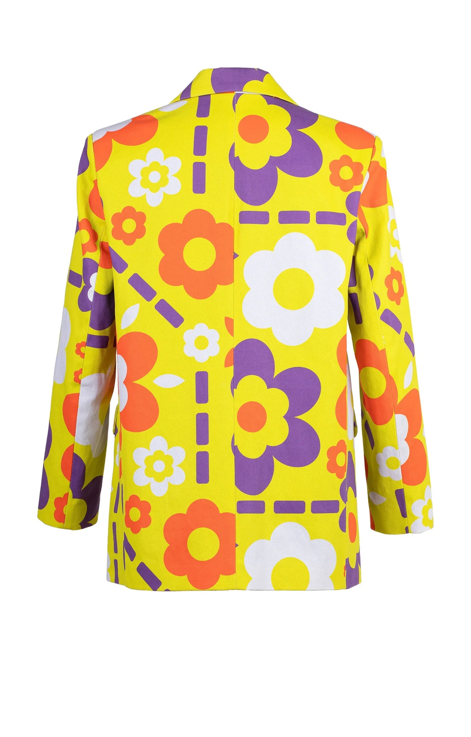 Kadarka Oversized Blazer Space Flowers