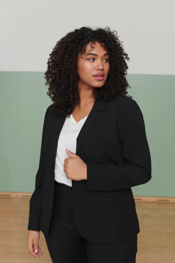 Kaffe Curve Cija Blazer in Black