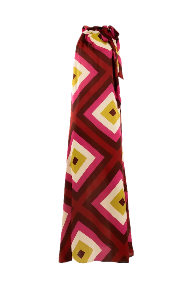 Kontatto rhombus multicolor dress