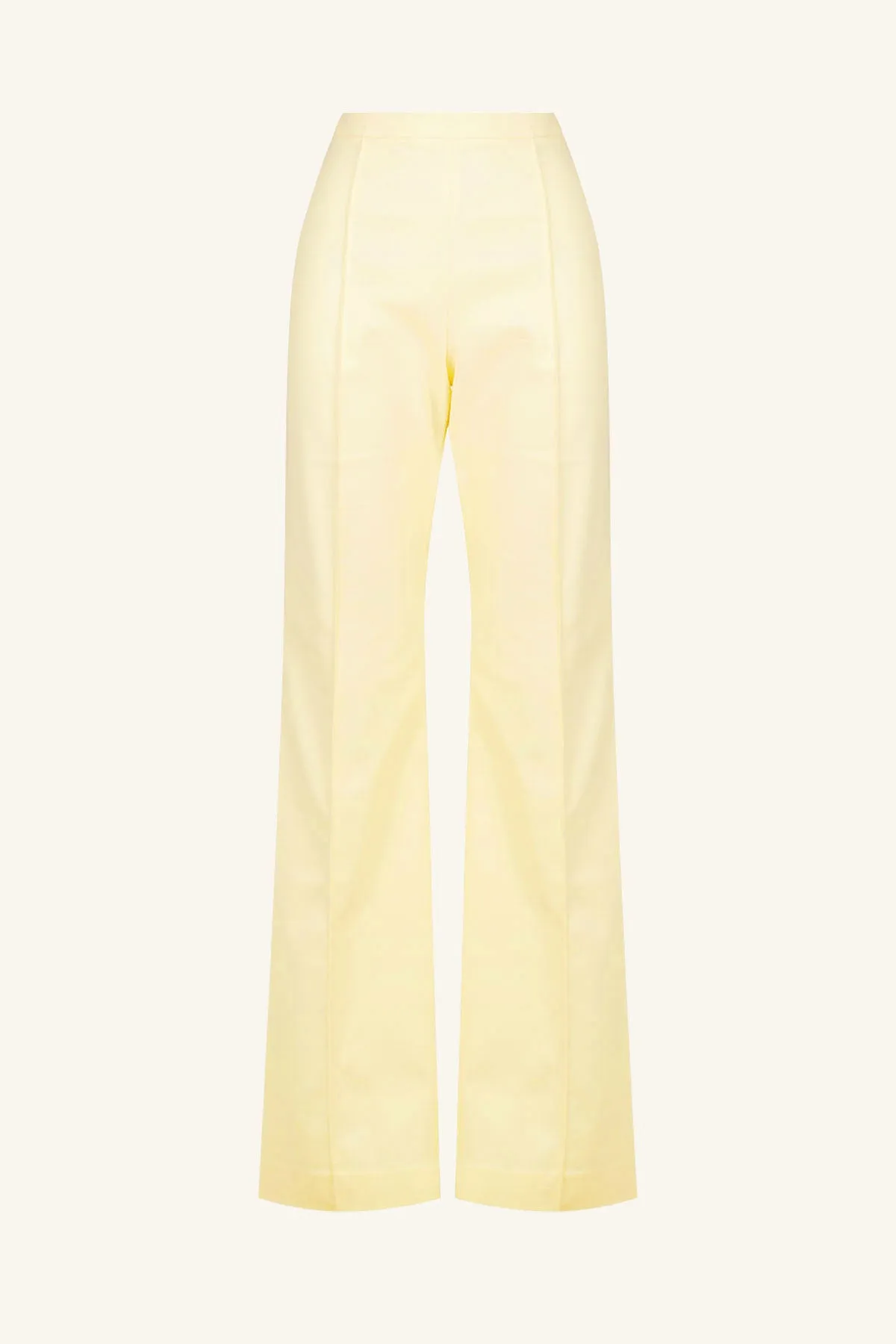 LANI BOOT CUT FLARED PANT - VANILLA