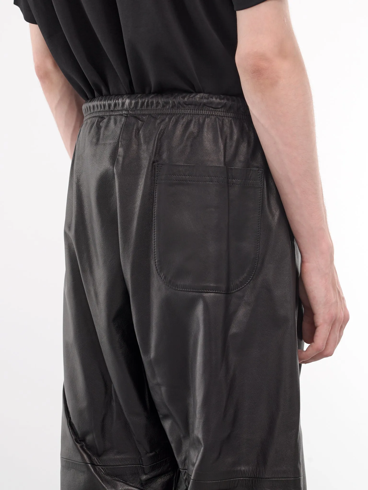 Leather Sweatpants (ARP2403-BLACK)