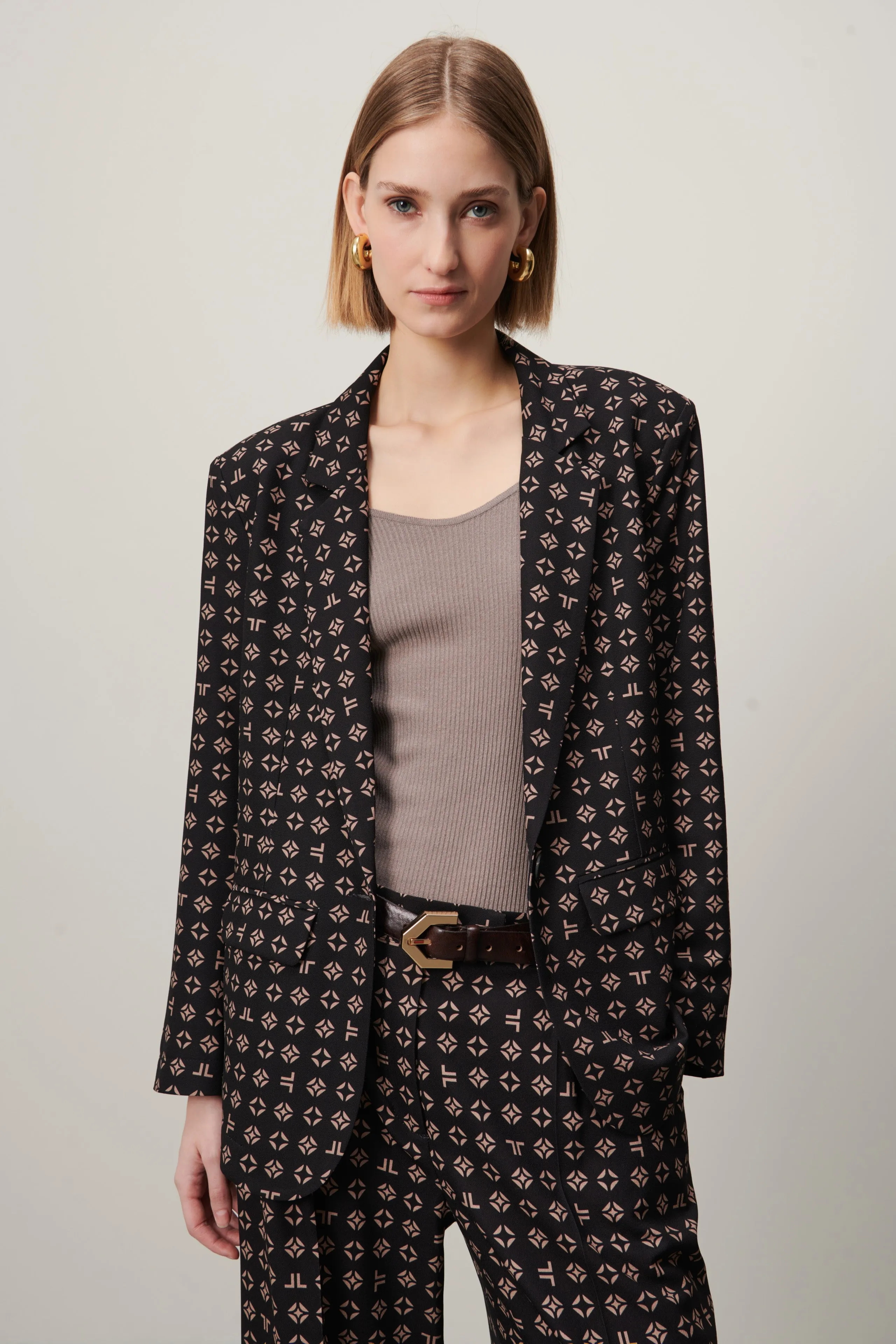 Lima Blazer-F | Black Beige