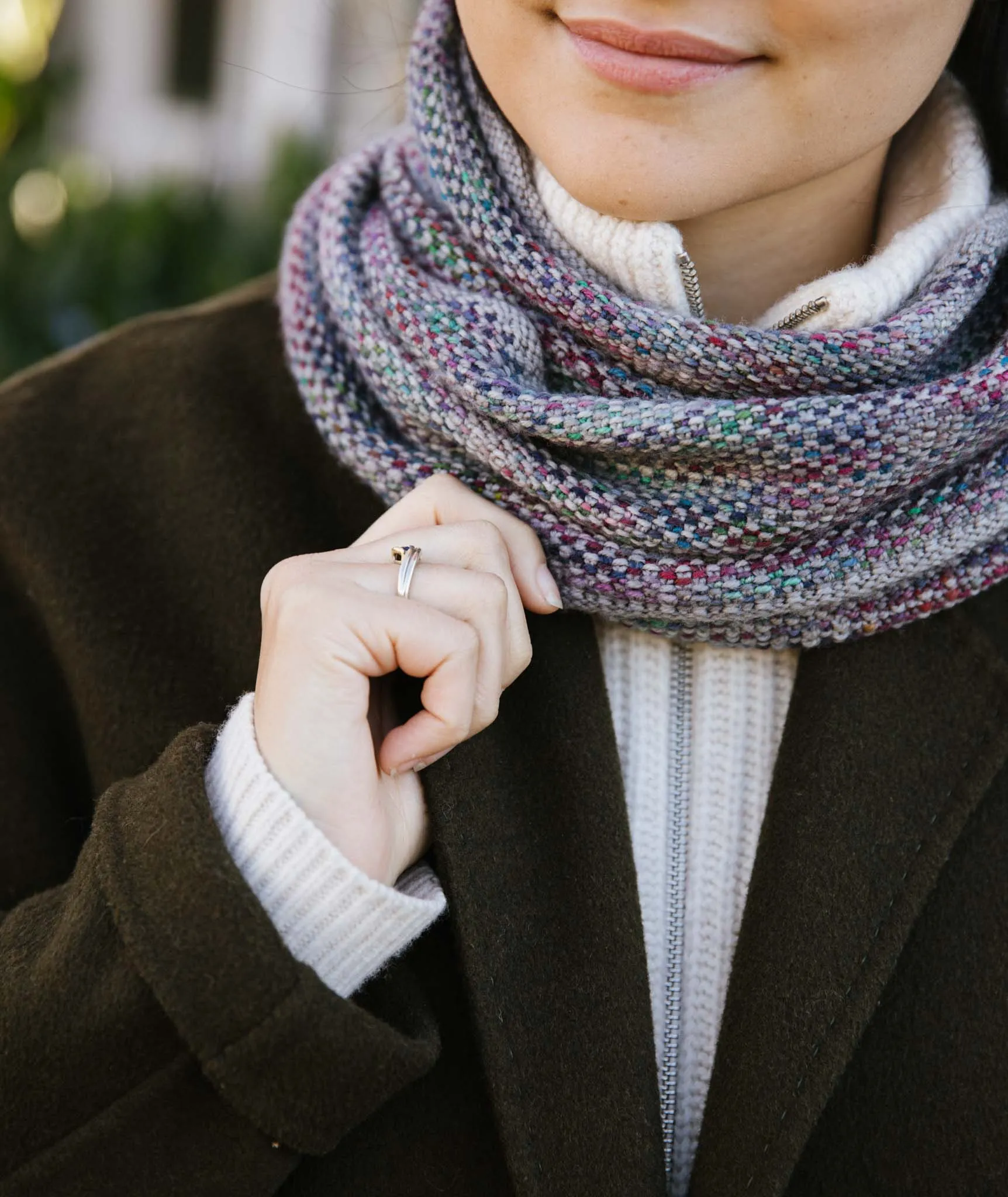 Linen Stitch Scarf & Loop Pattern