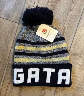 LOGOFIT Retro Pom Stripe Beanie - GATA