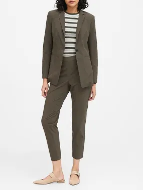 Long & Lean-Fit Performance-Stretch Blazer in Splendid Green