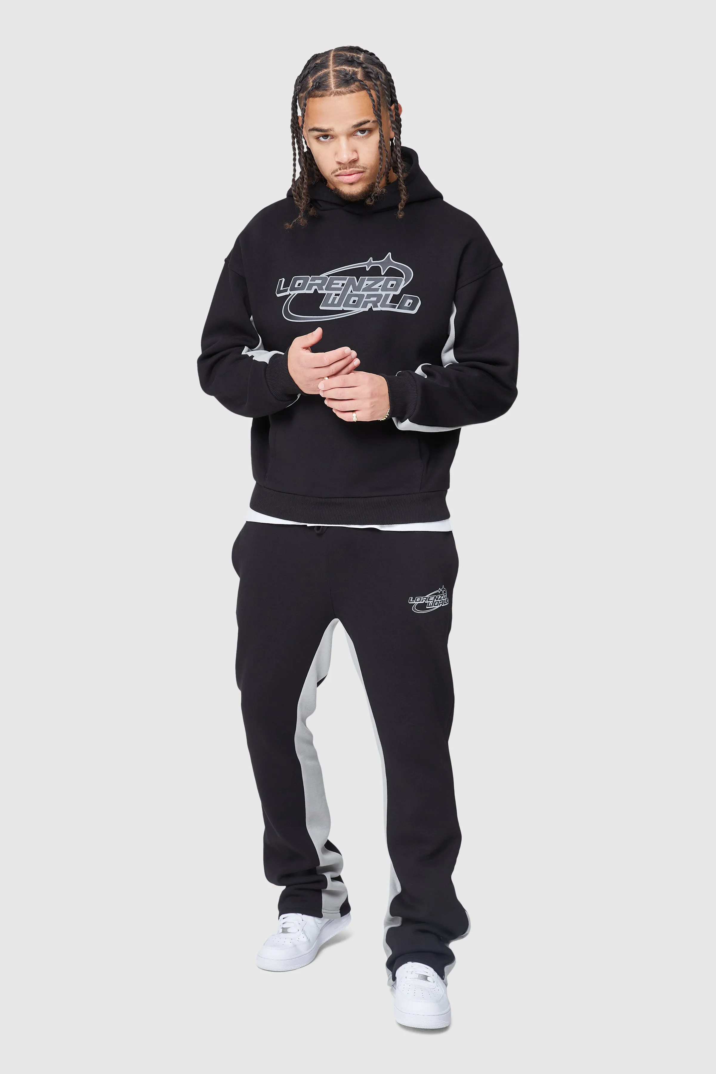 LORENZO WORLD JOGGERS - BLACK