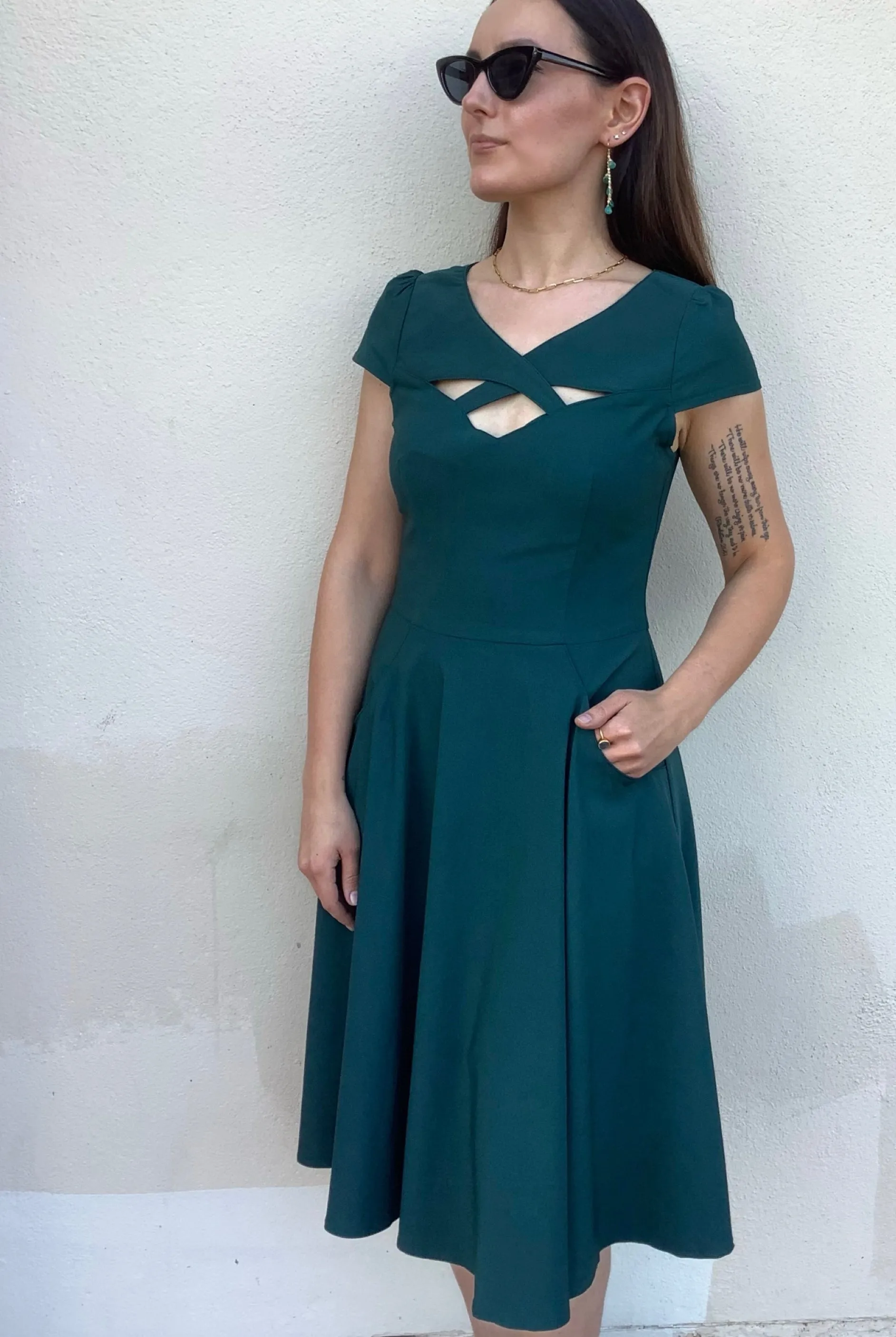 Malachite Swing Dress