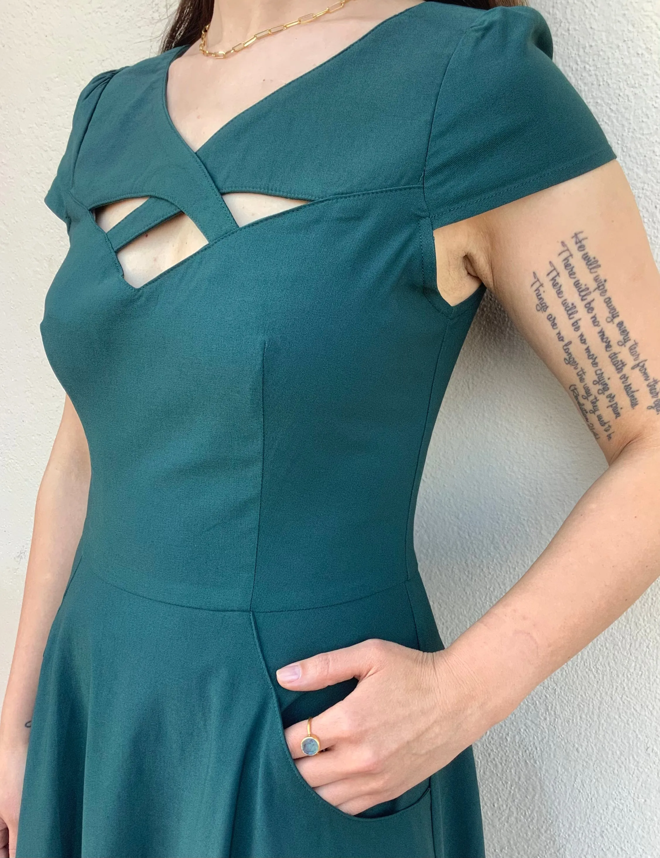 Malachite Swing Dress