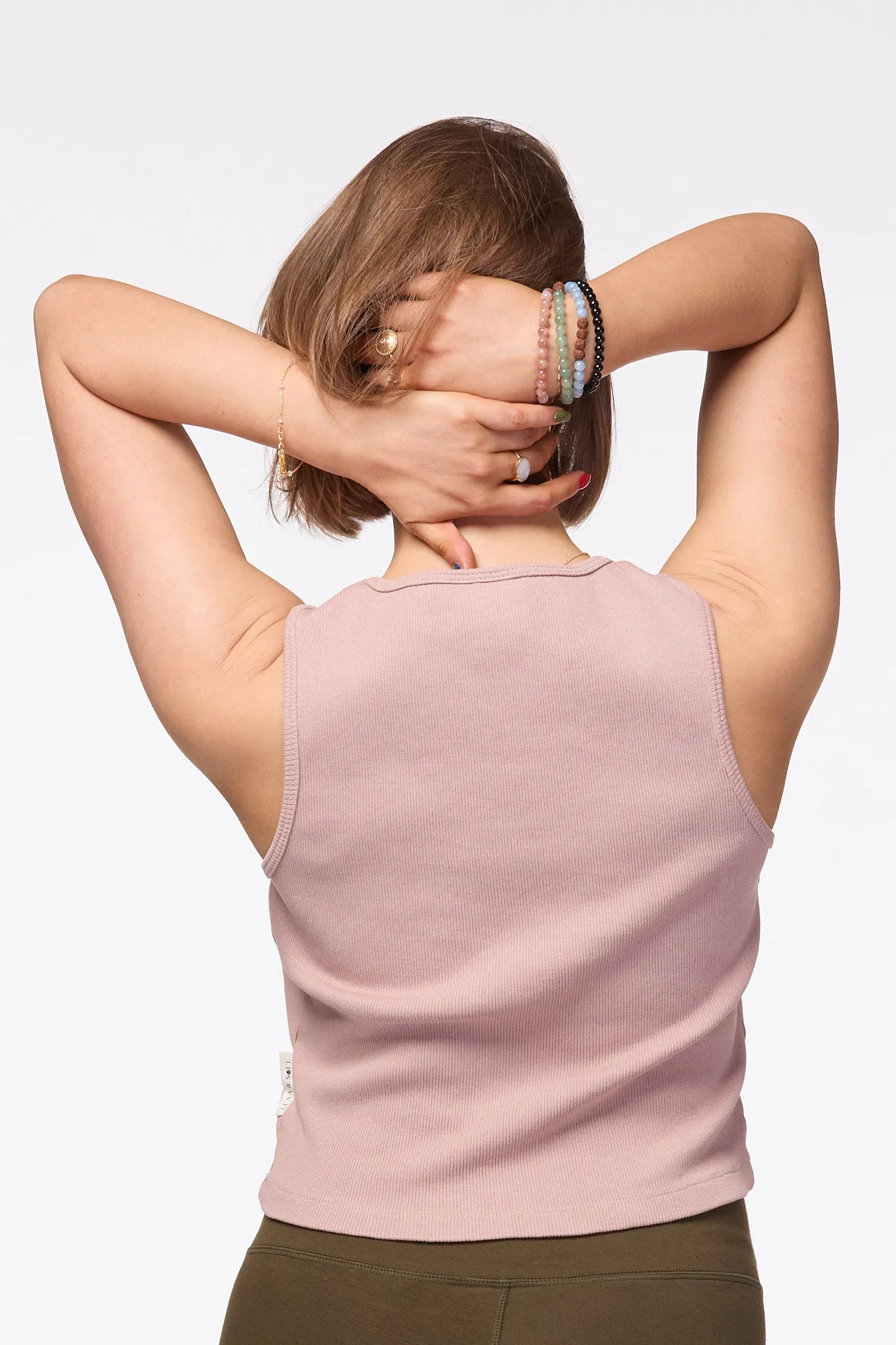 Melbourne Rib Tank | Pink