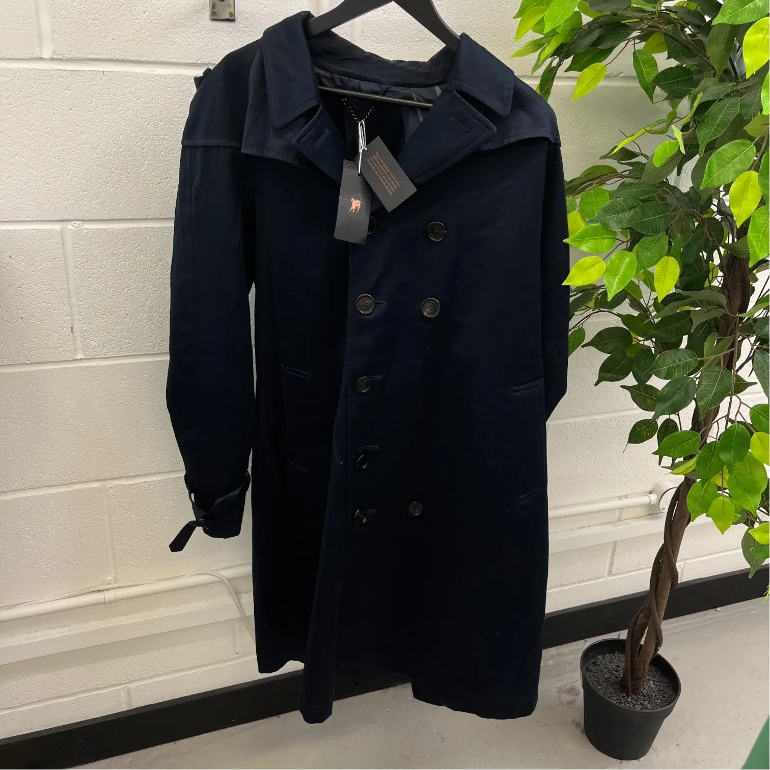 Men's Trench Jacket Navy Size IT 50 / L