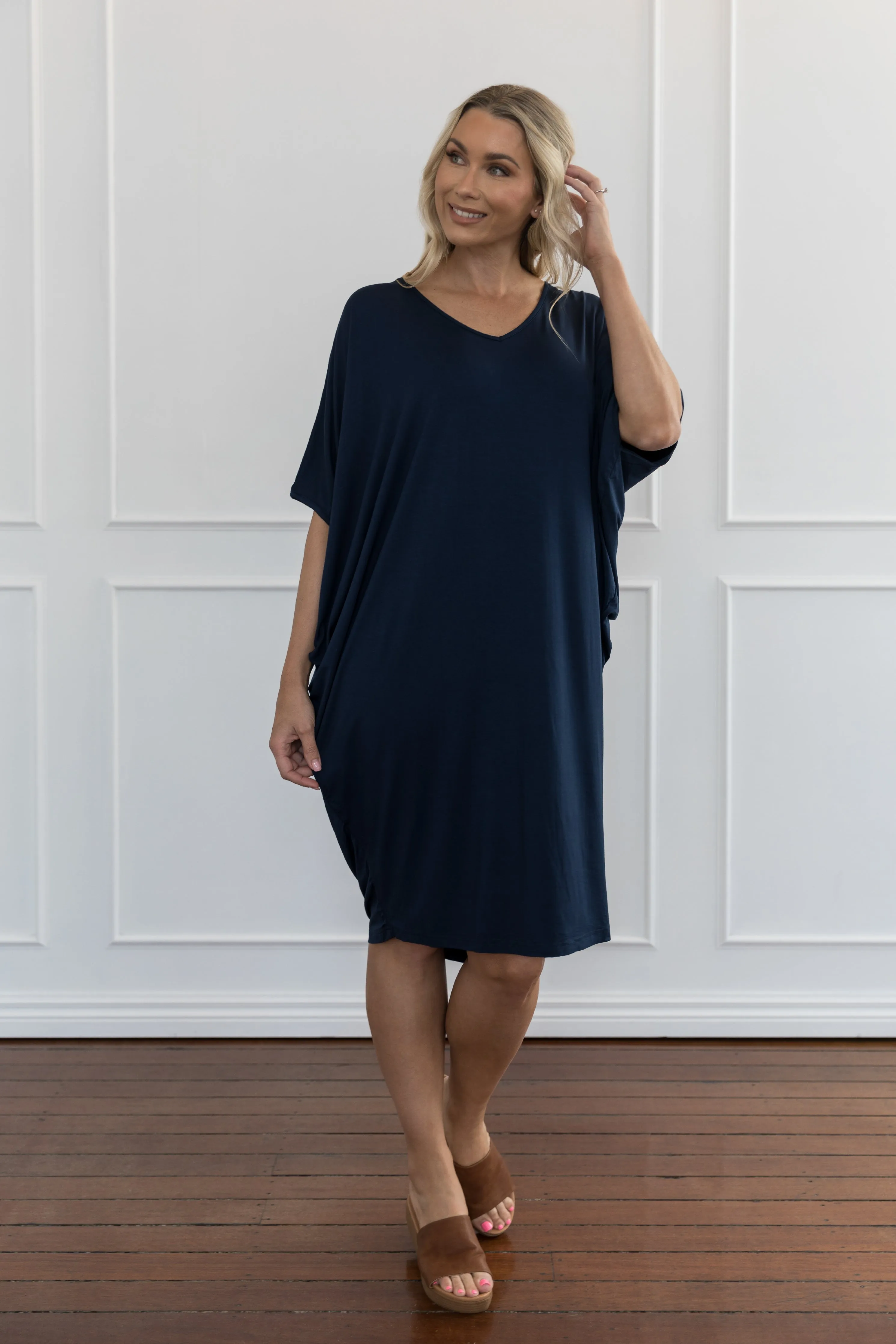 Miracle Dress | Navy