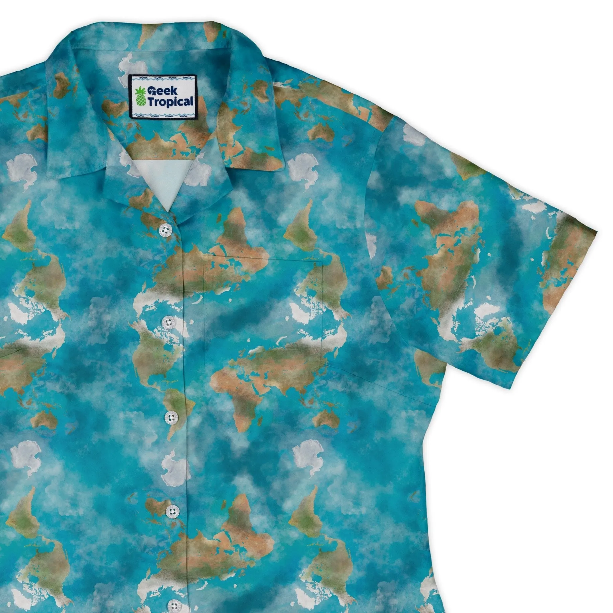 Mother Earth Curvy Button Up Shirt