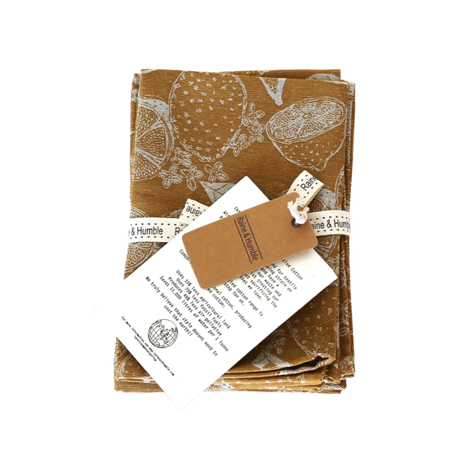 Napkin Lemon Marmalade Set of 4 - Golden Yellow