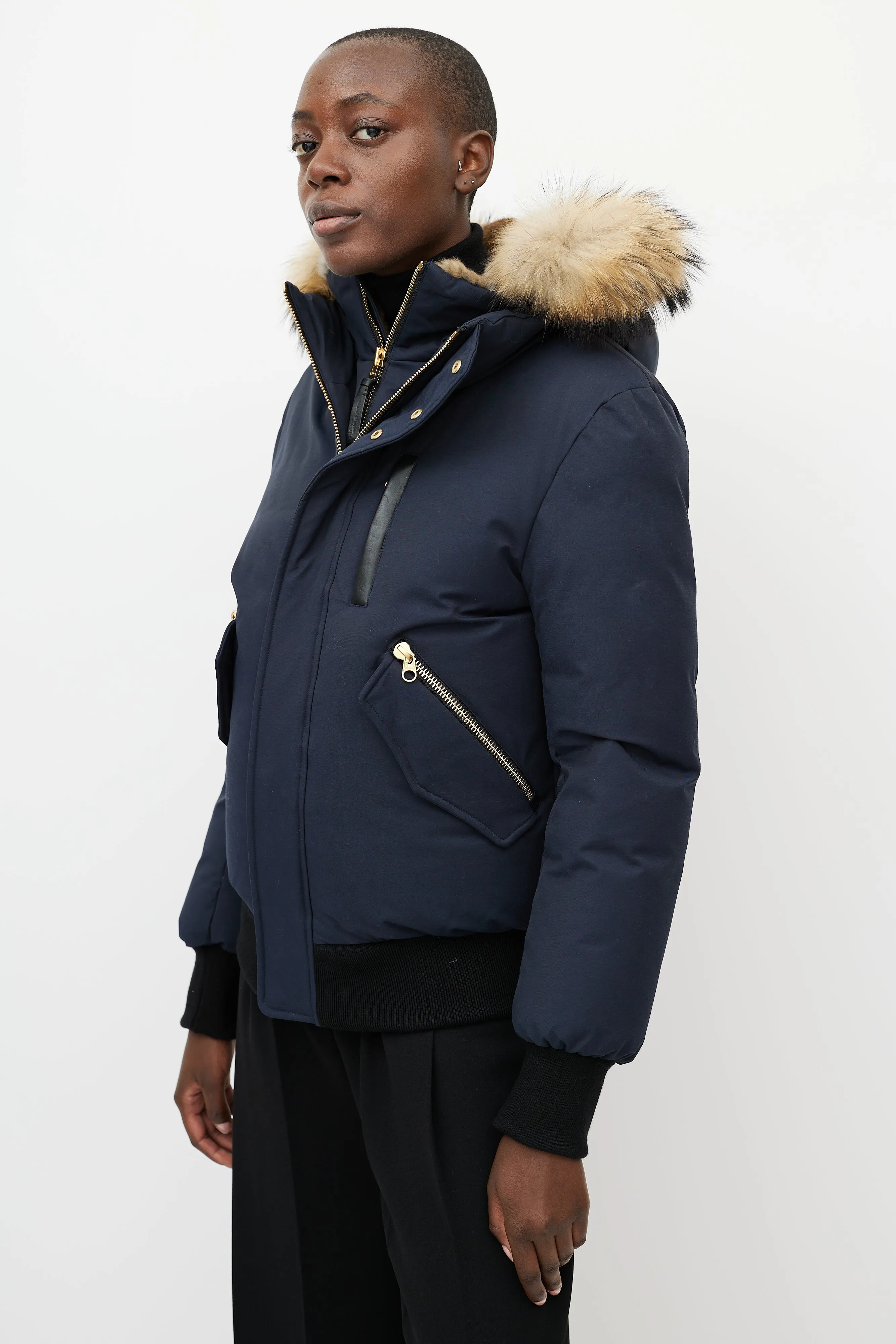 Navy Dixon Bomber Jacket