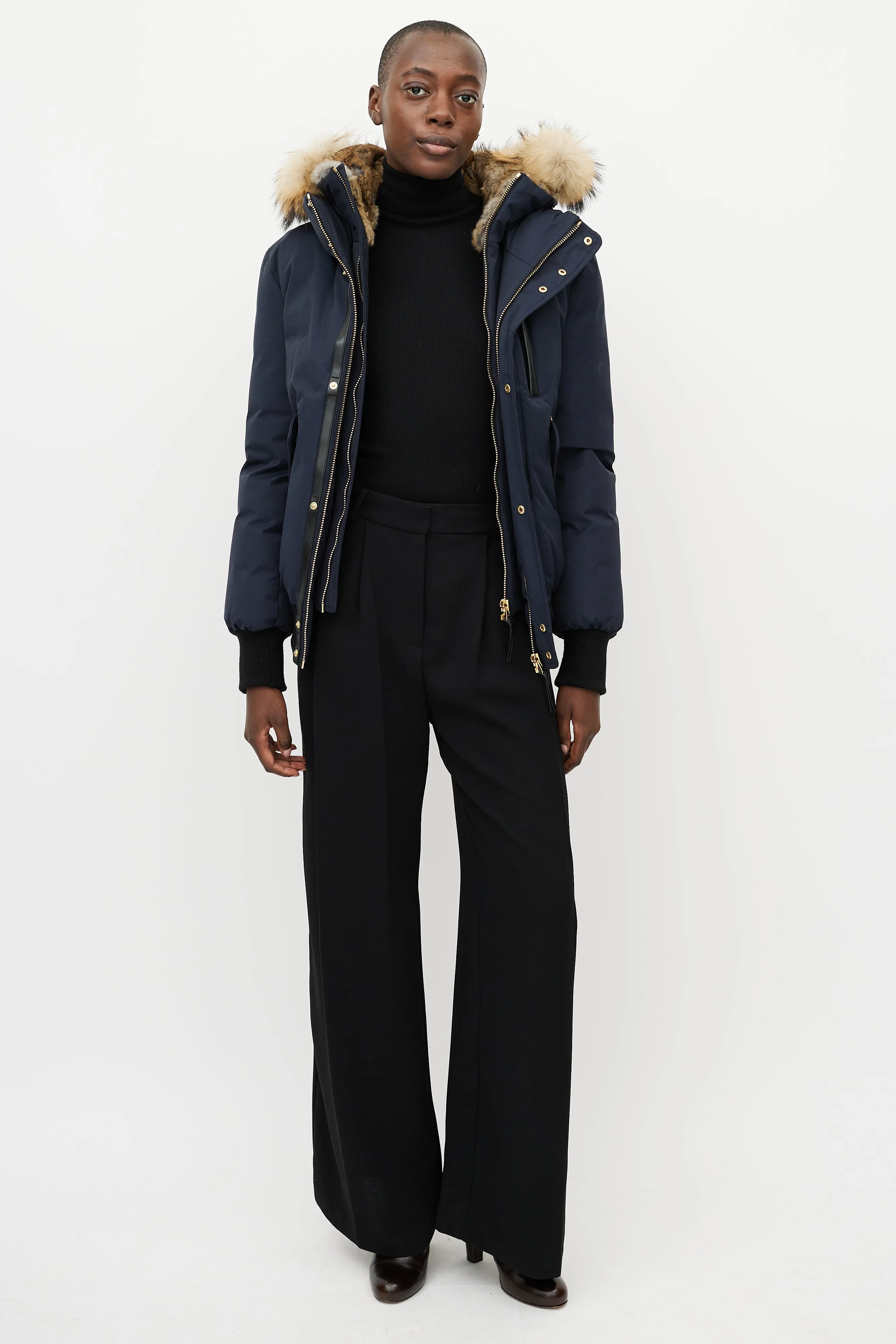 Navy Dixon Bomber Jacket