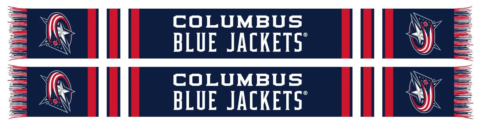 NHL Columbus Blue Jackets Alt Scarf