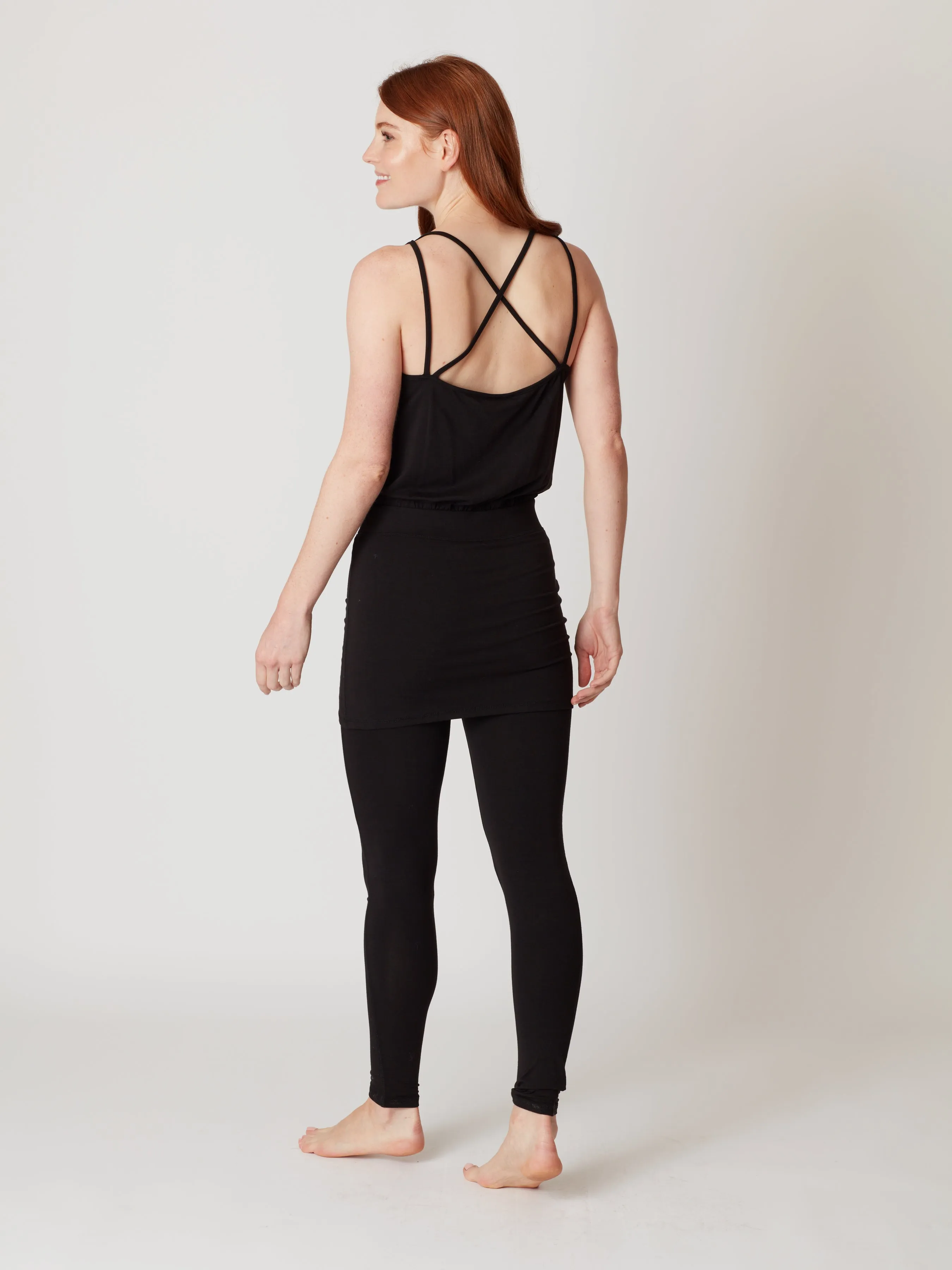 Nia Scoop Neck Skirt Jumpsuit