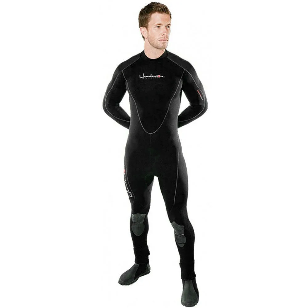 Open Box Henderson Man 3mm Thermoprene Jumpsuit (Back Zip) Scuba Diving Wetsuit-Black-Medium