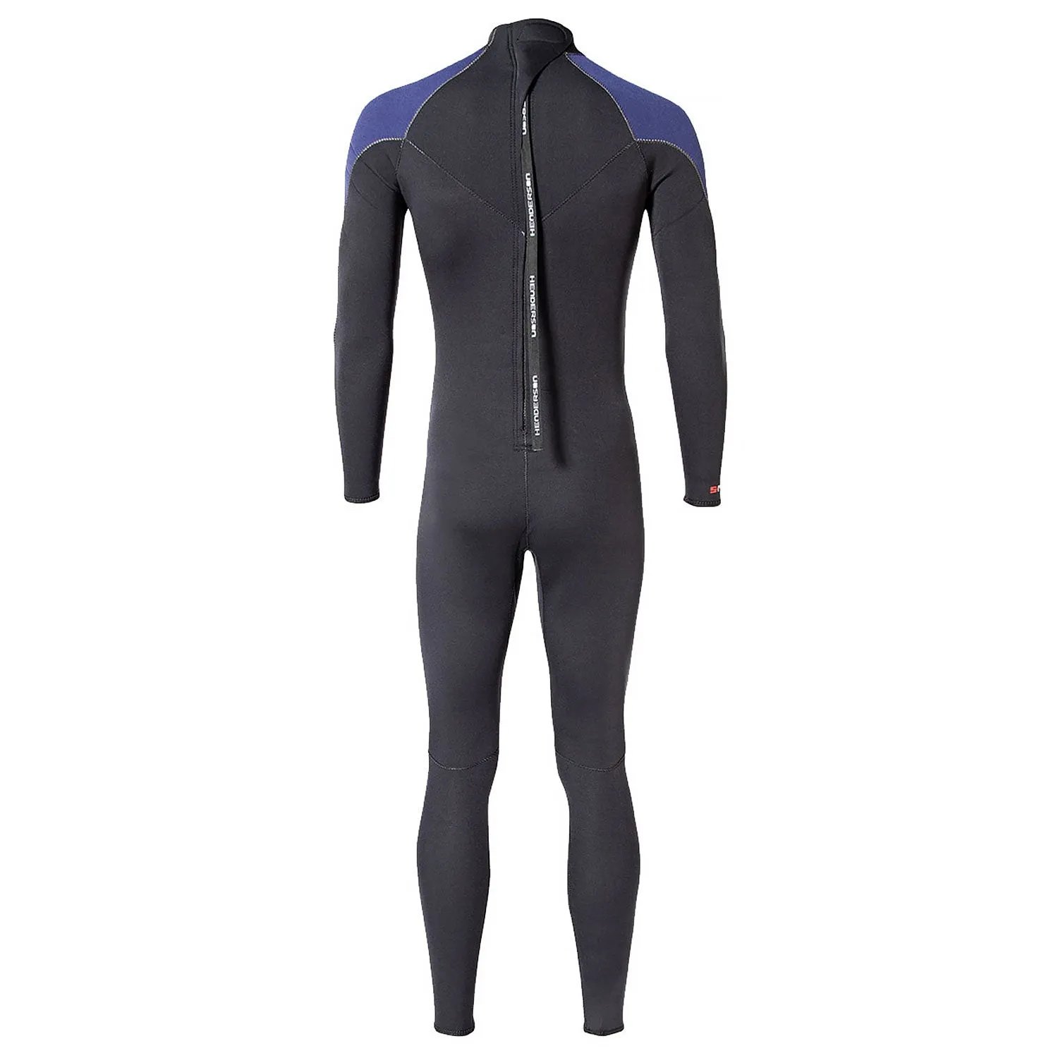 Open Box Henderson Man Thermoprene Jumpsuit (Back Zip) 5mm Scuba Wetsuit - Black / Blue - Medium