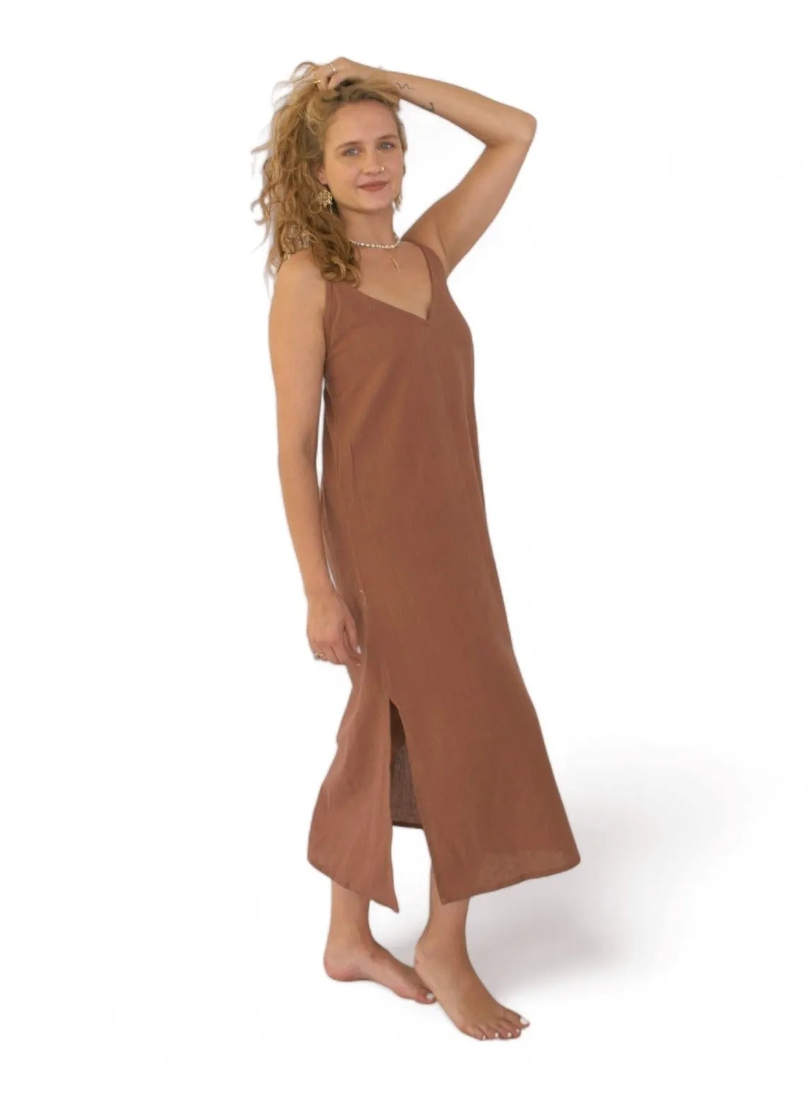 Organic Cotton Terracotta Dress