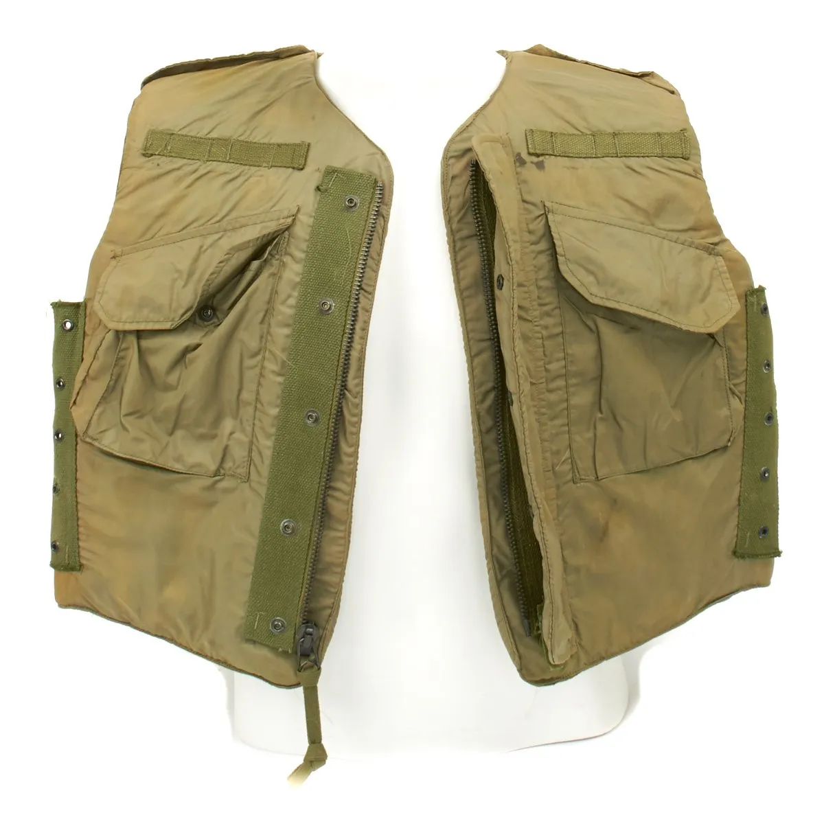 Original U.S. Vietnam War M-1952A Flak Body Armor Vest by Foster - Dated 1954