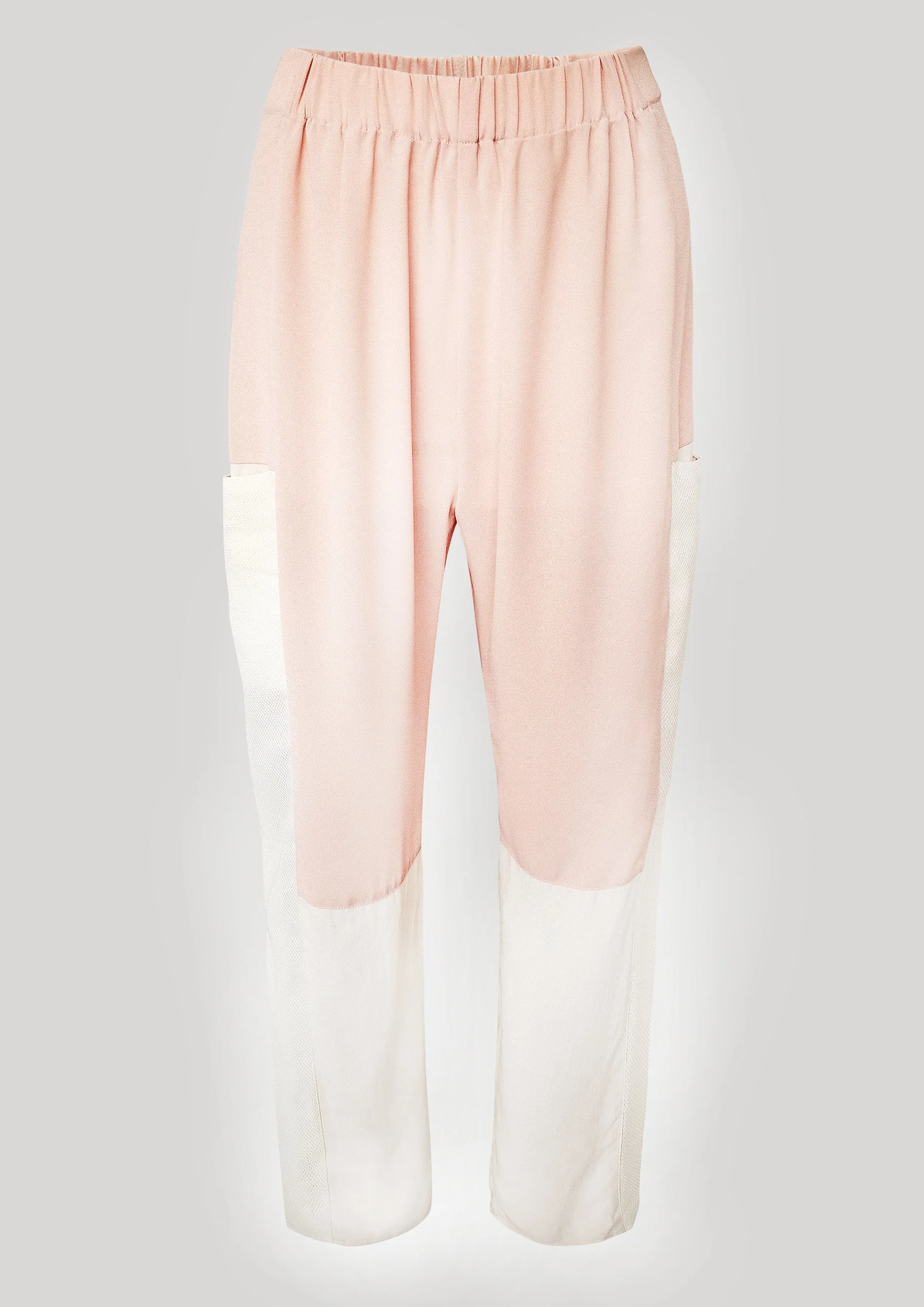 PANTS LOOSE ELASTIC PEACH/CREME/MESH