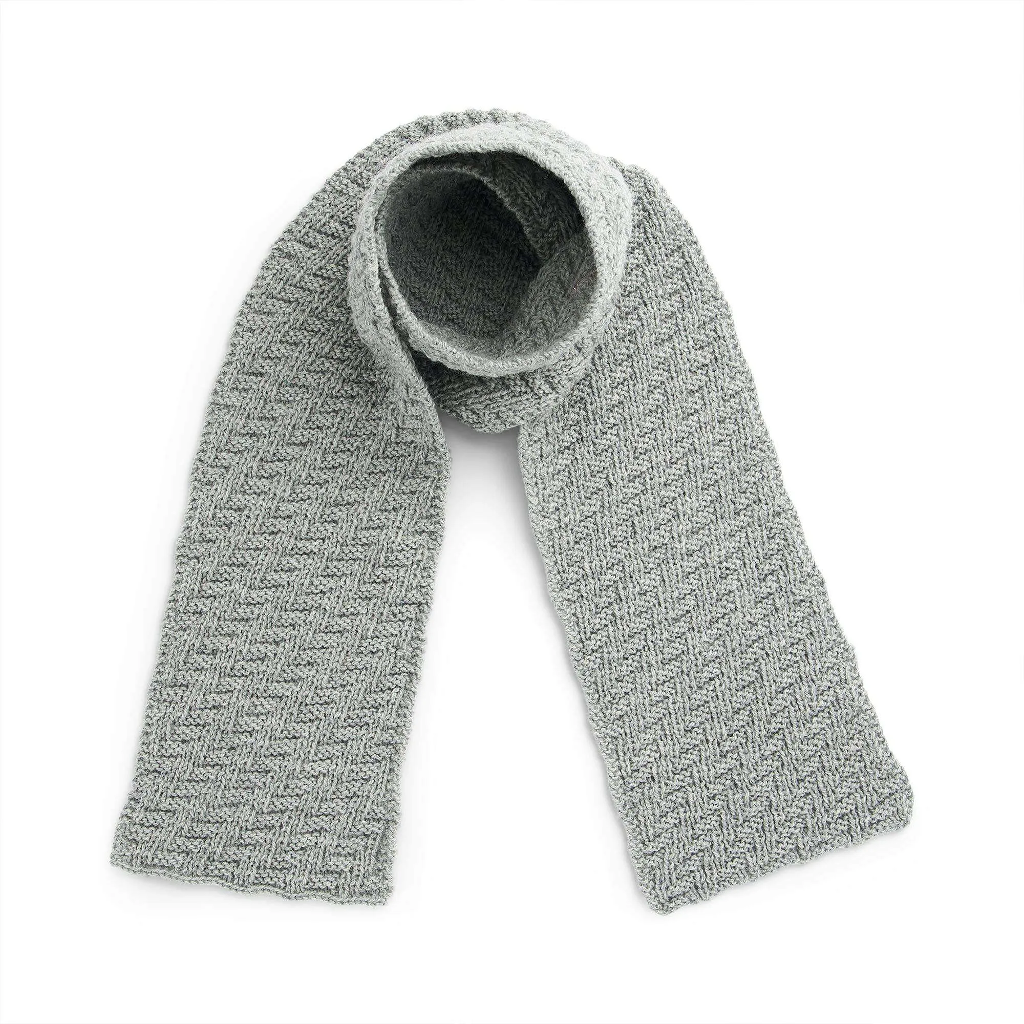 Patons Ladder Stitch Knit Scarf