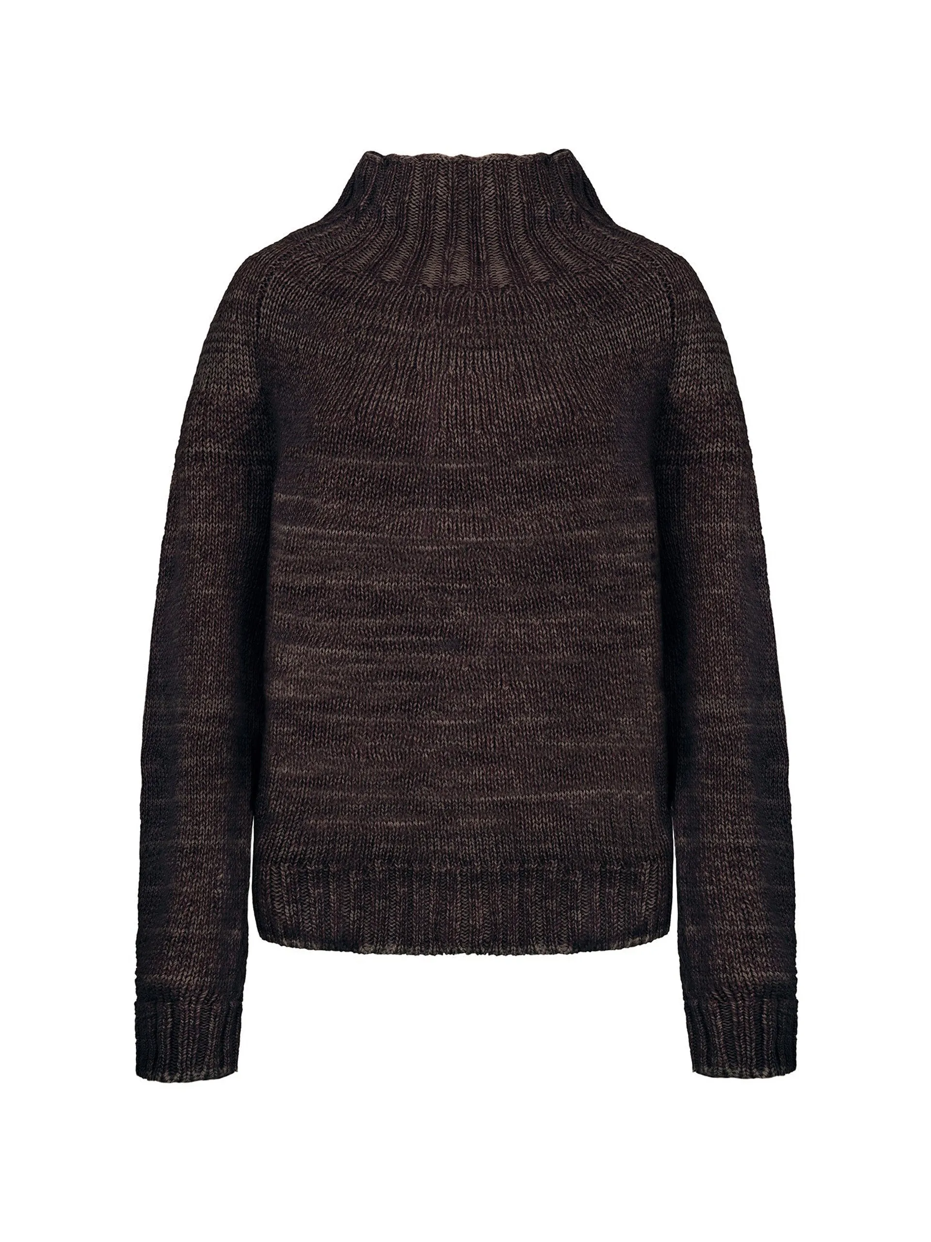 Peat and sloe mouline Eccleston jumper