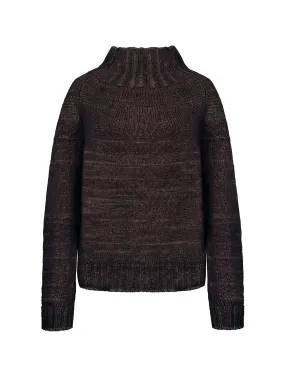 Peat and sloe mouline Eccleston jumper