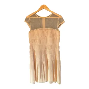 Philosophy Di Alberta Ferretti Nude Cap Sleeved Dress UK Size 12