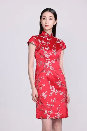 POLLY Plum Brocade Cheongsam