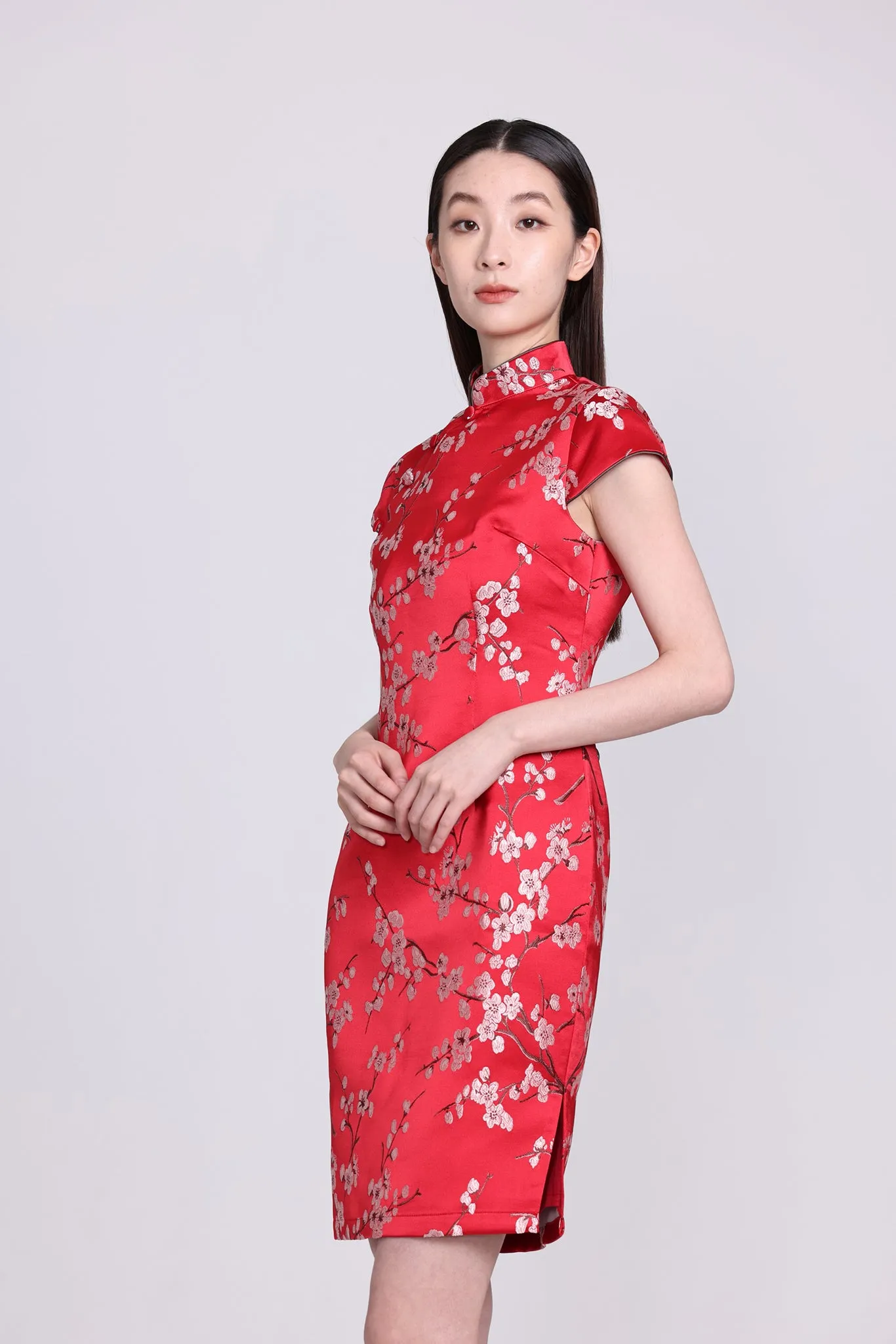 POLLY Plum Brocade Cheongsam