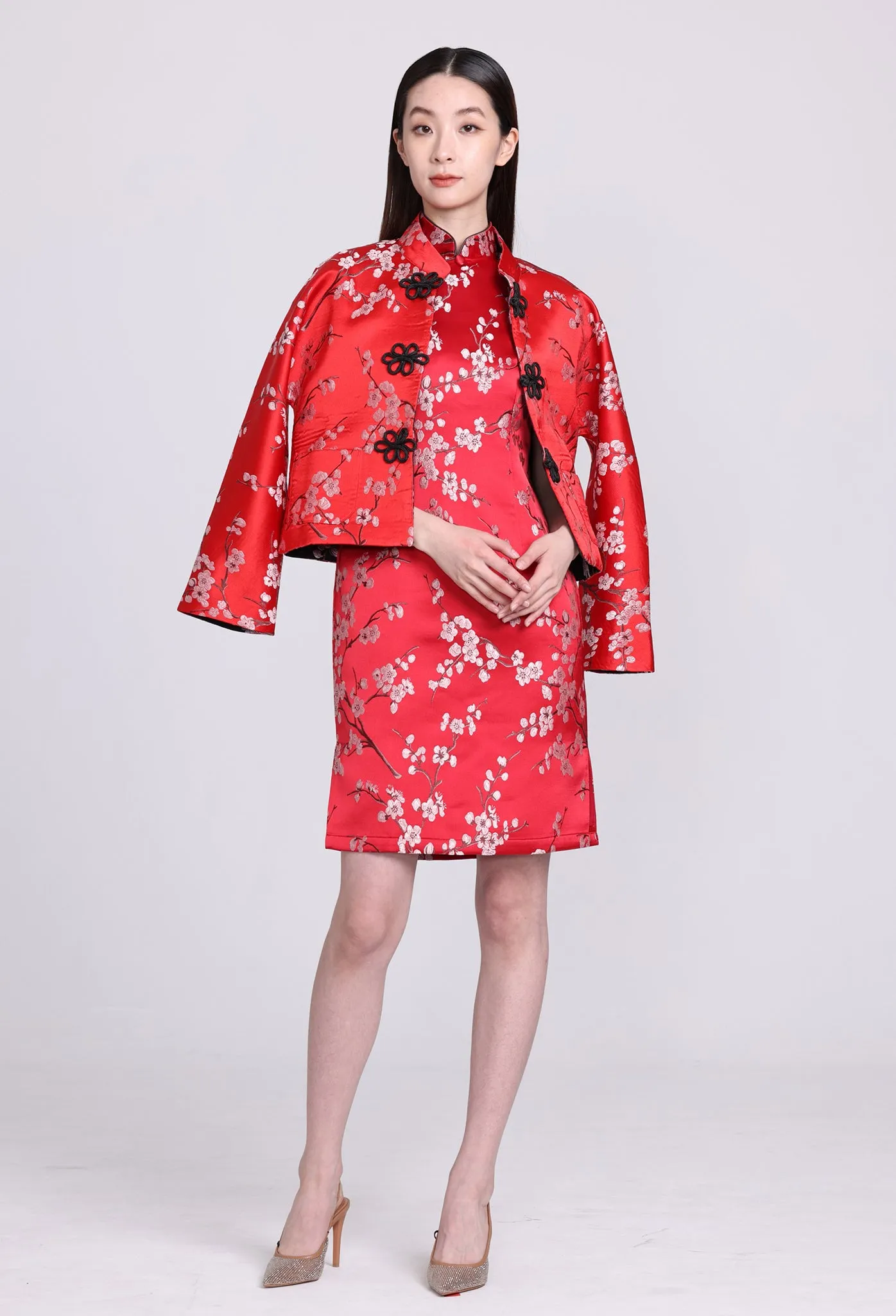 POLLY Plum Brocade Cheongsam