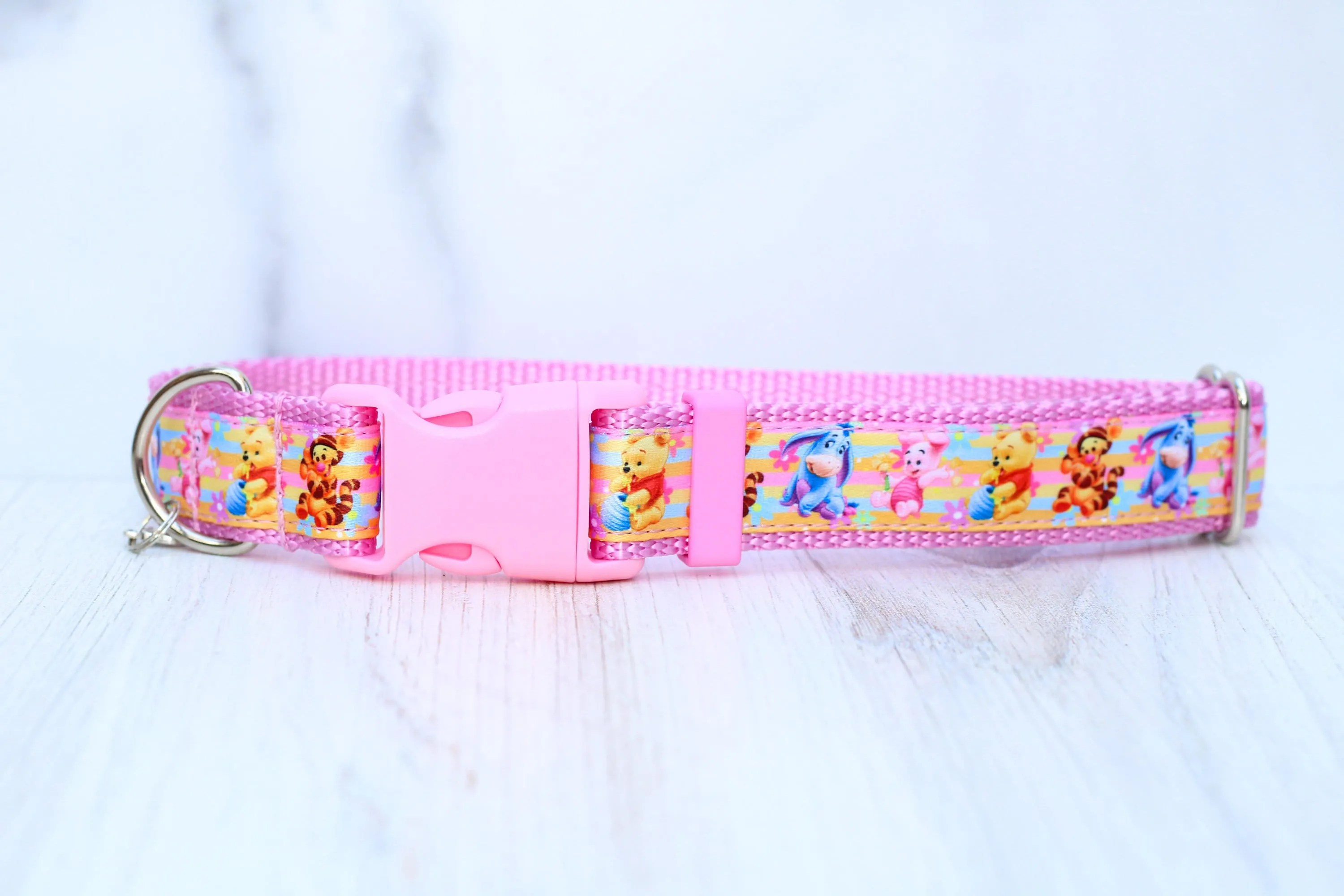 Pooh and Friends,Adjustable Dog collar, Winnie the pooh,Girly and boy collar,Winnie cat collar,