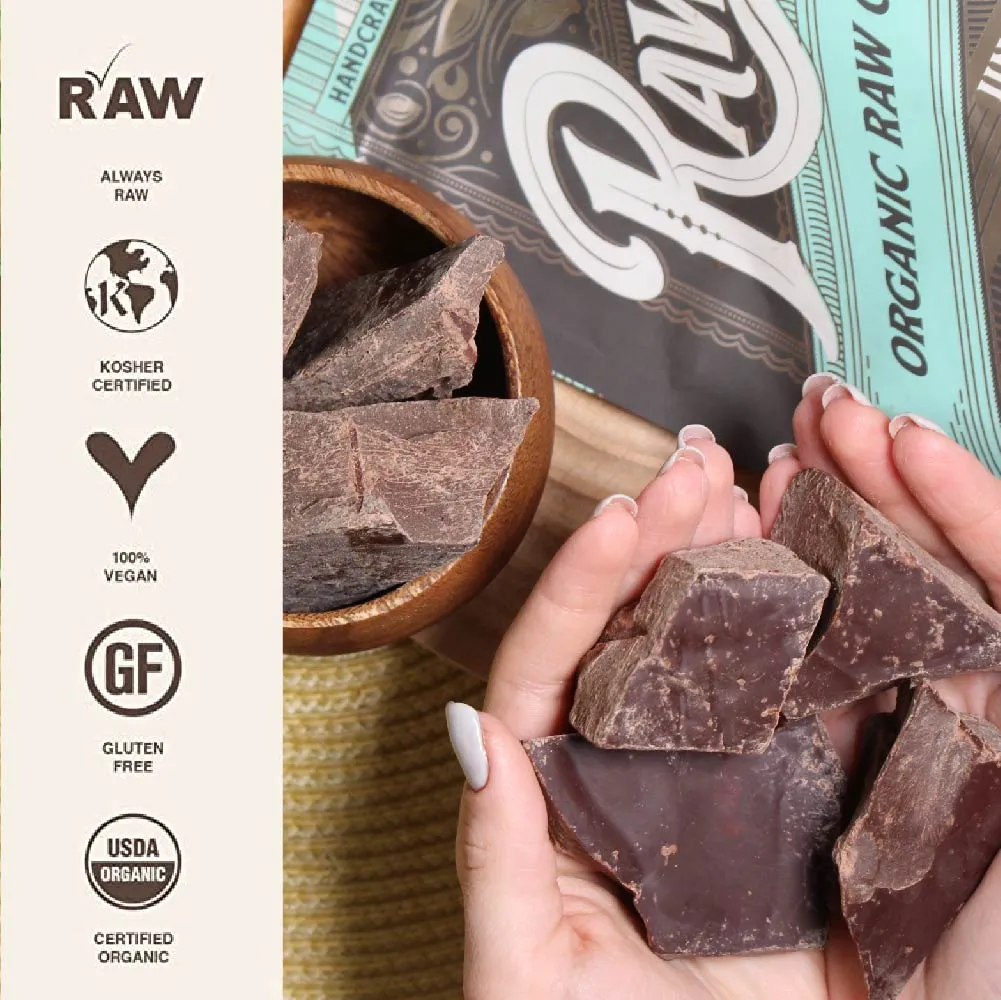 Raw Organic Cacao Paste - Unsweetened - 16 oz