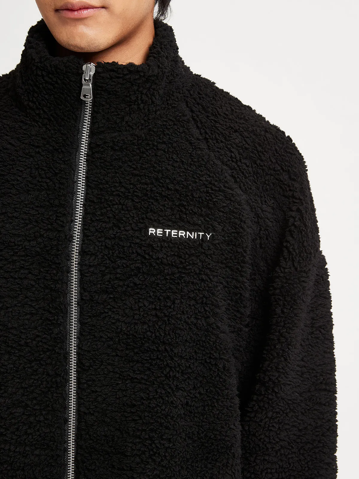 RETERNITY FLEECE JACKET - BLACK