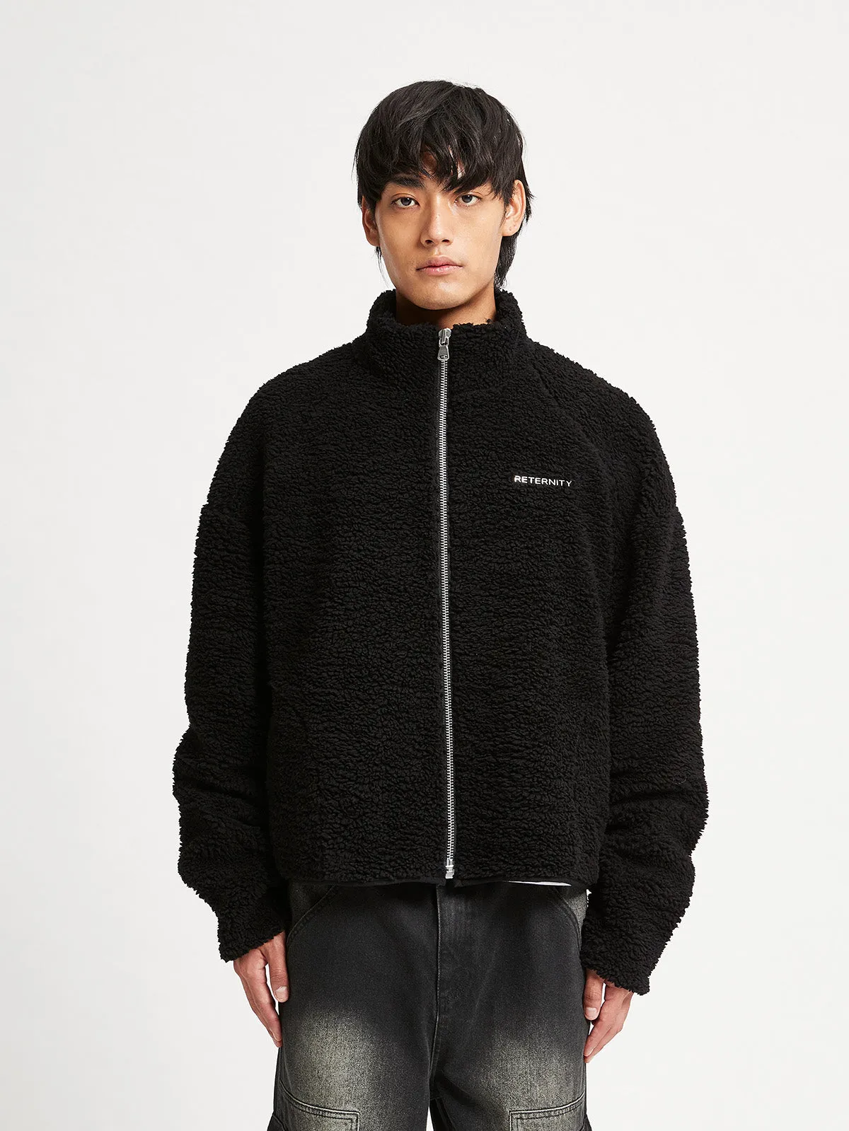 RETERNITY FLEECE JACKET - BLACK