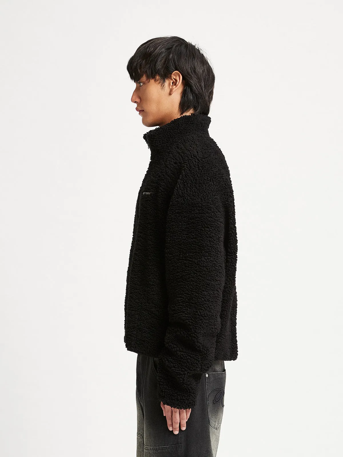 RETERNITY FLEECE JACKET - BLACK