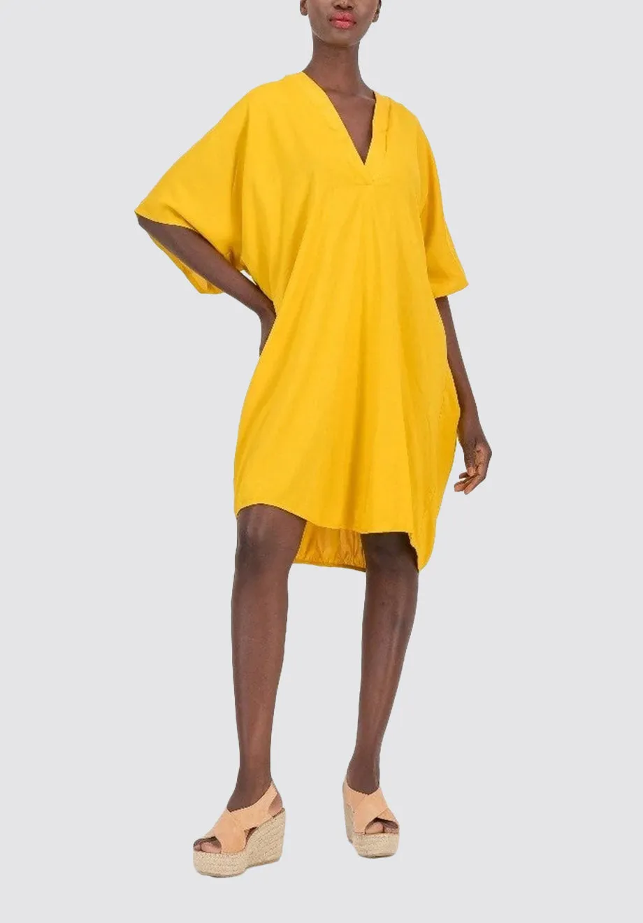 Sahara Summer Kaftan | Mustard