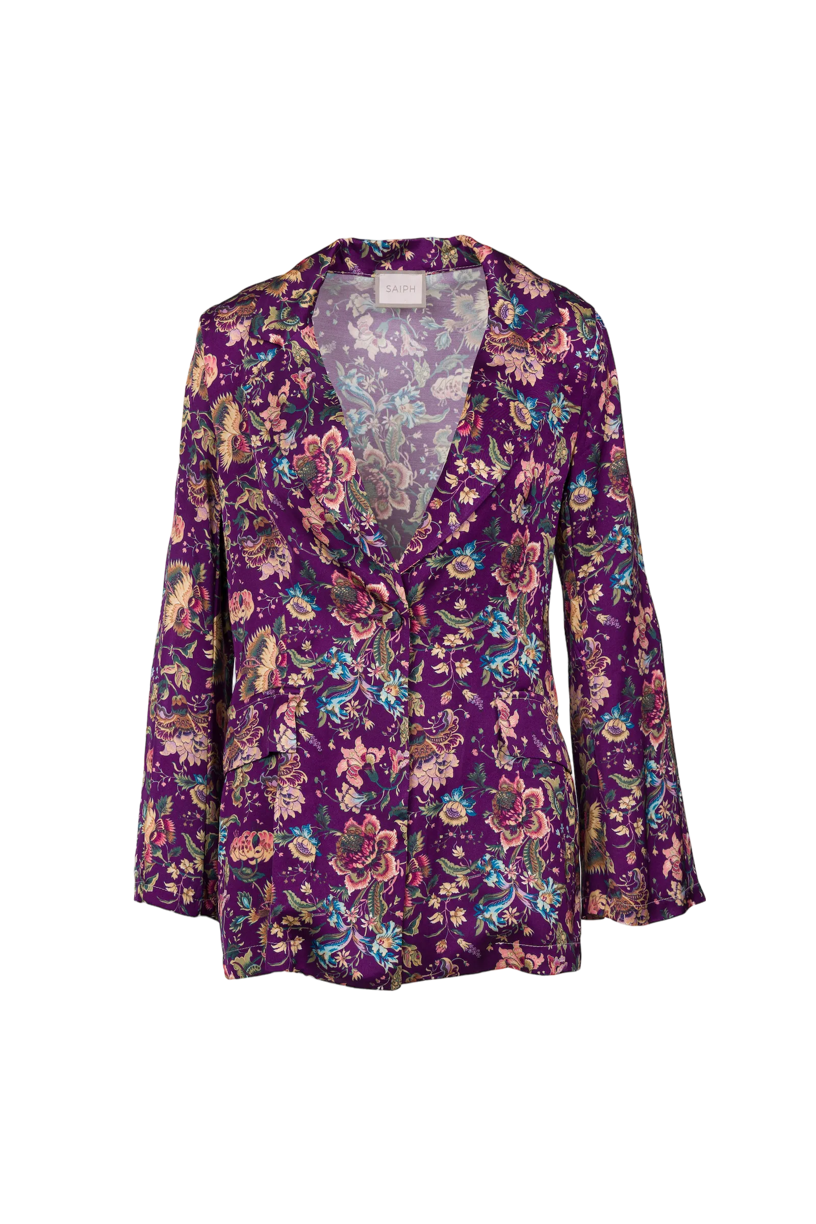 Saiph purple flower blazer