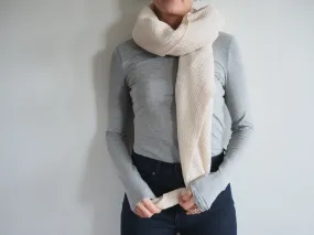 SHOP for a Cause! Cream Gauze Blanket Scarf