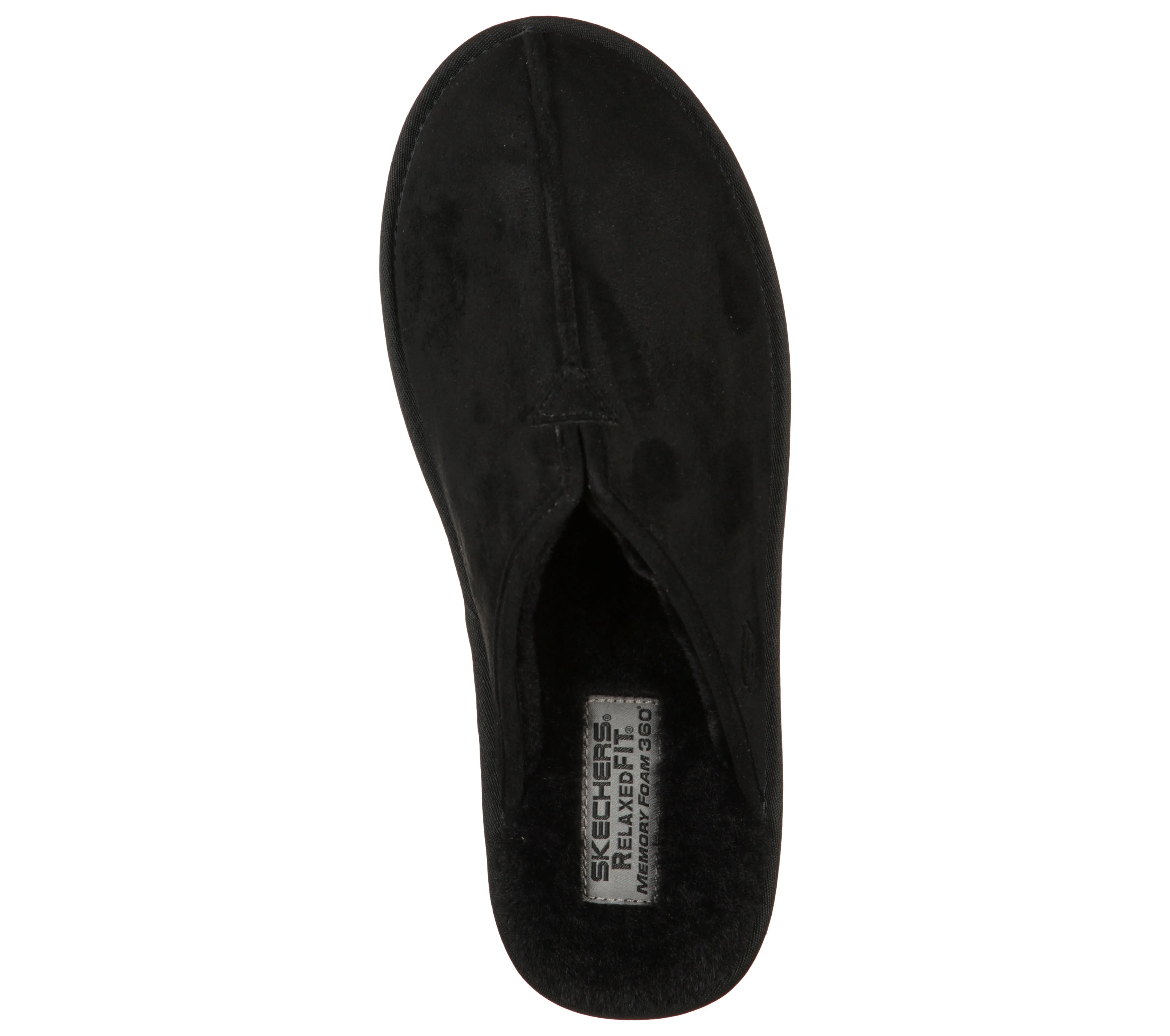 Skechers 66094/BLK Men's Black Relaxed Fit Comfort Slippers