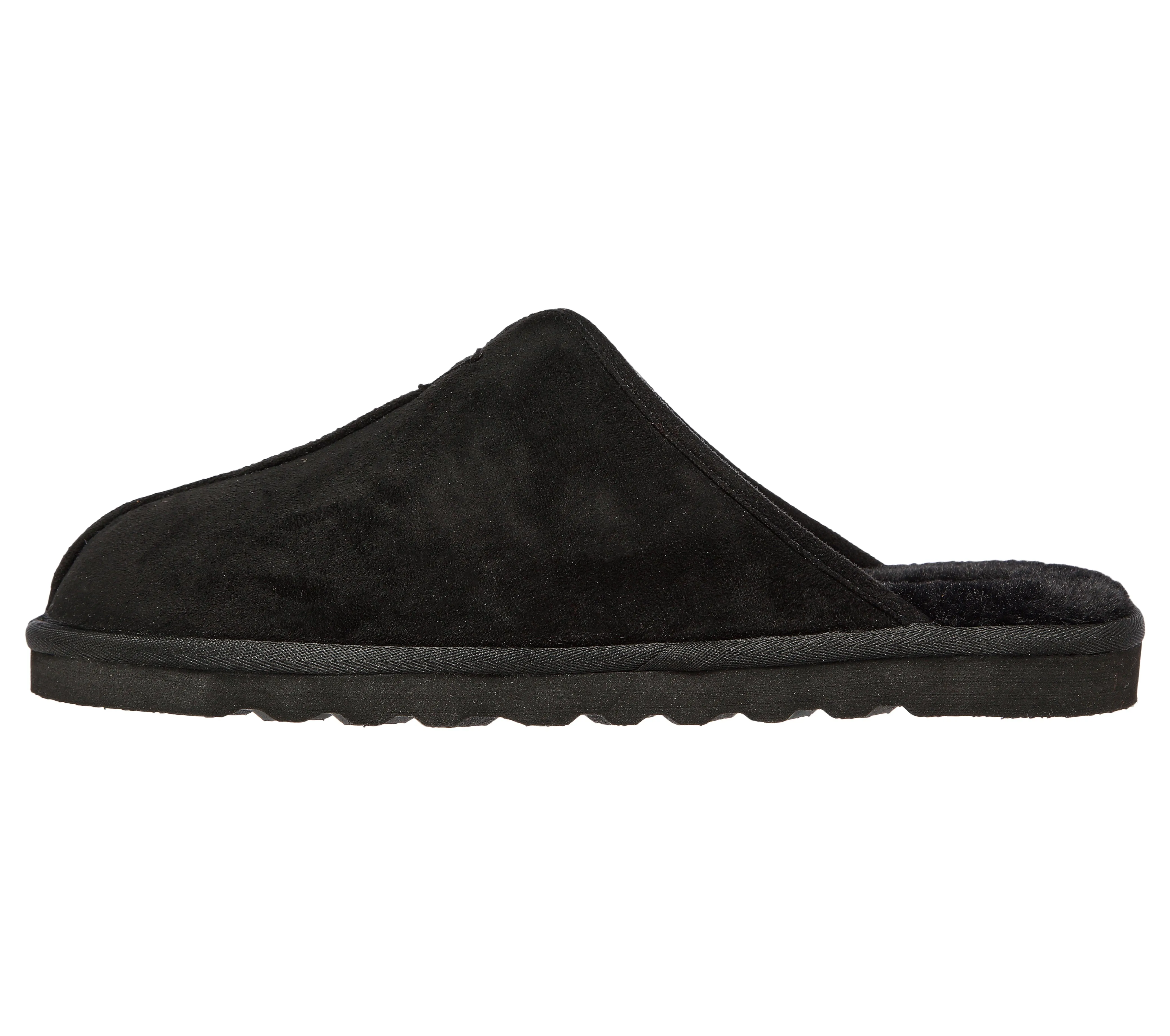 Skechers 66094/BLK Men's Black Relaxed Fit Comfort Slippers