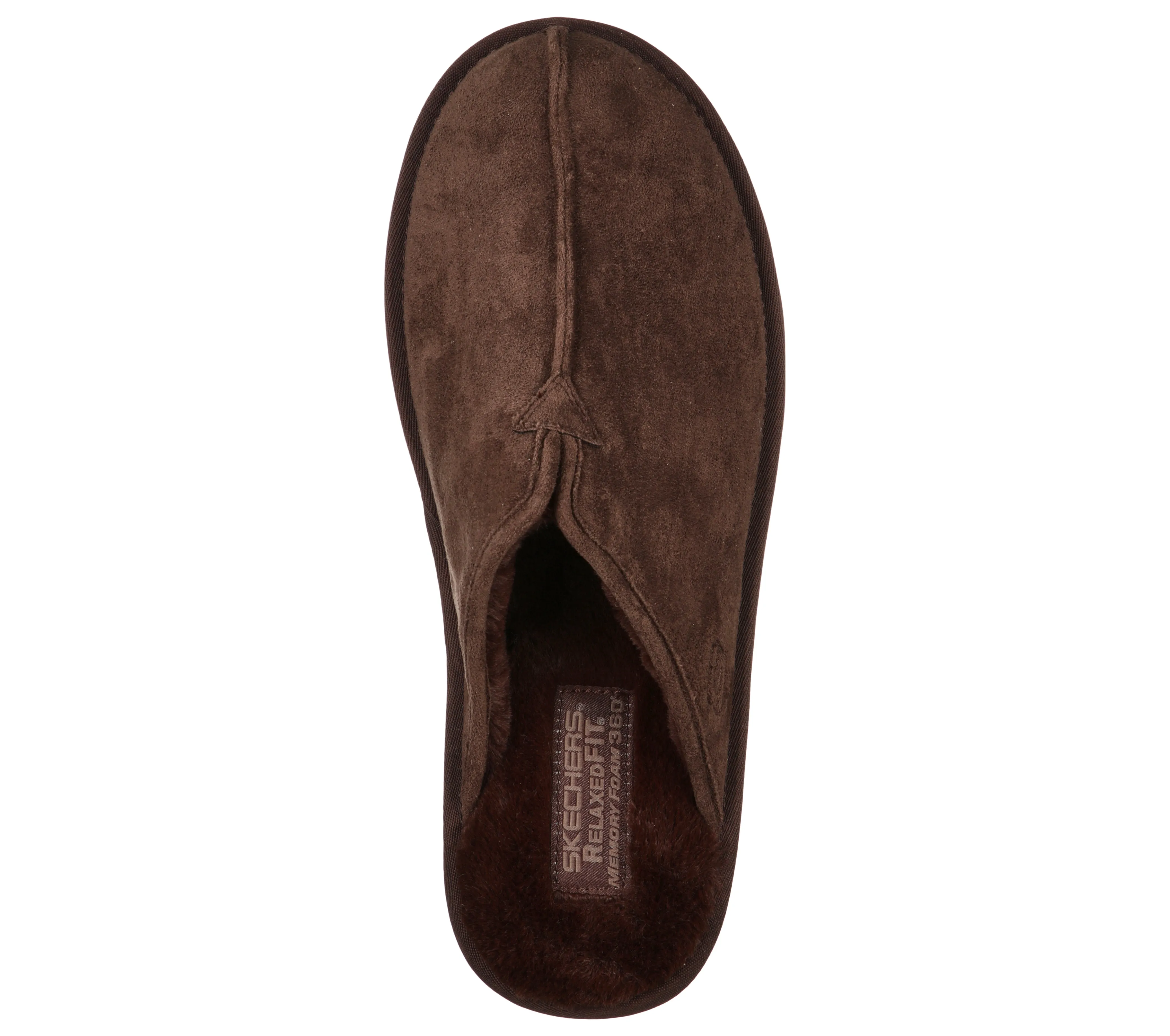 Skechers 66094/CHOC Relaxed Fit: Renten- Palco Men's Chocolate Comfort Slippers