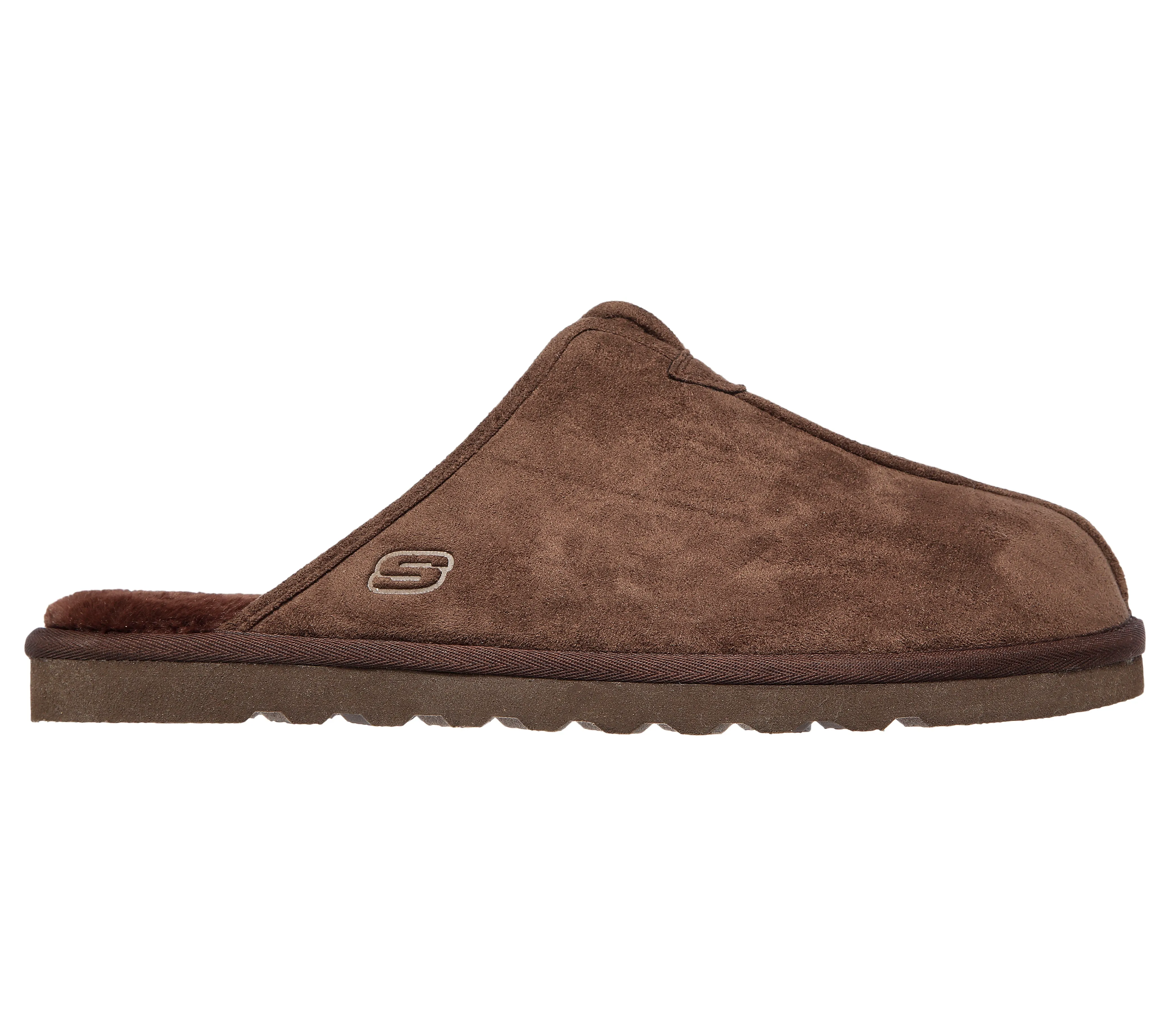 Skechers 66094/CHOC Relaxed Fit: Renten- Palco Men's Chocolate Comfort Slippers