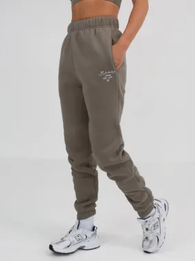 Soho Script Sweatpants - Safari Green