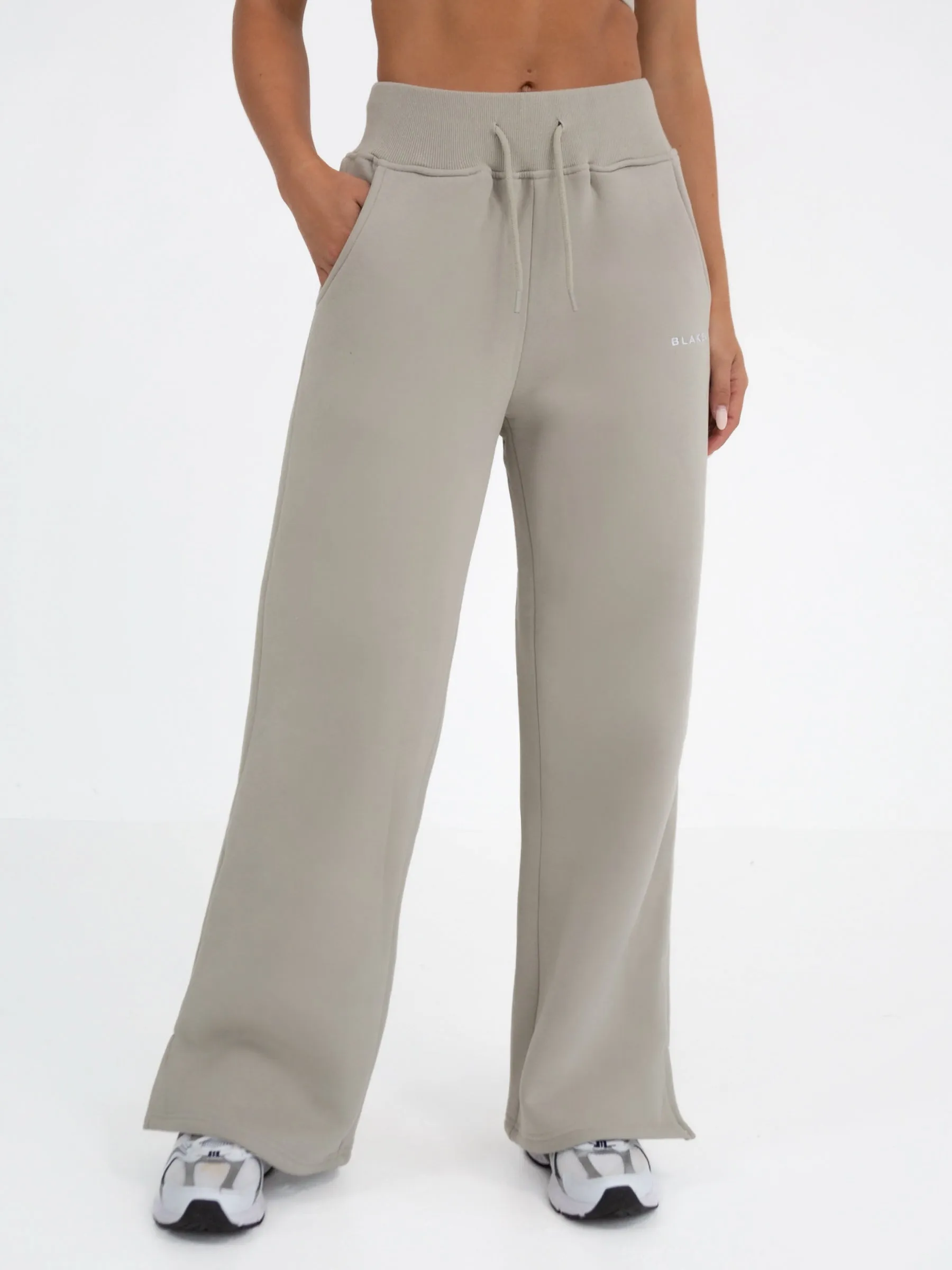 Soho Wide Leg Sweatpants - Grey