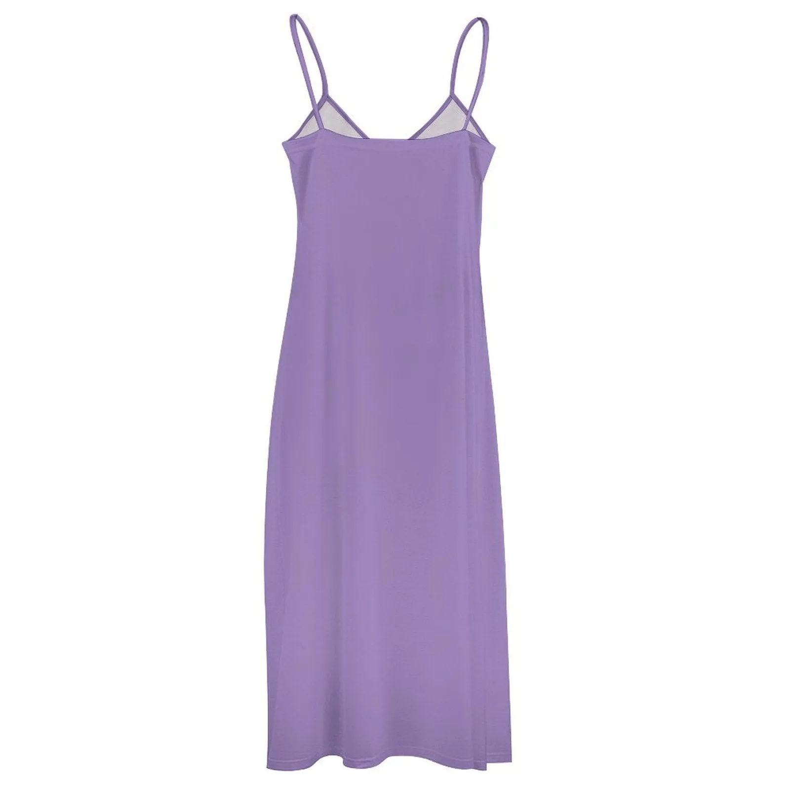 Spaghetti Strap Ankle-Length Dress Long dress Purple Mountain